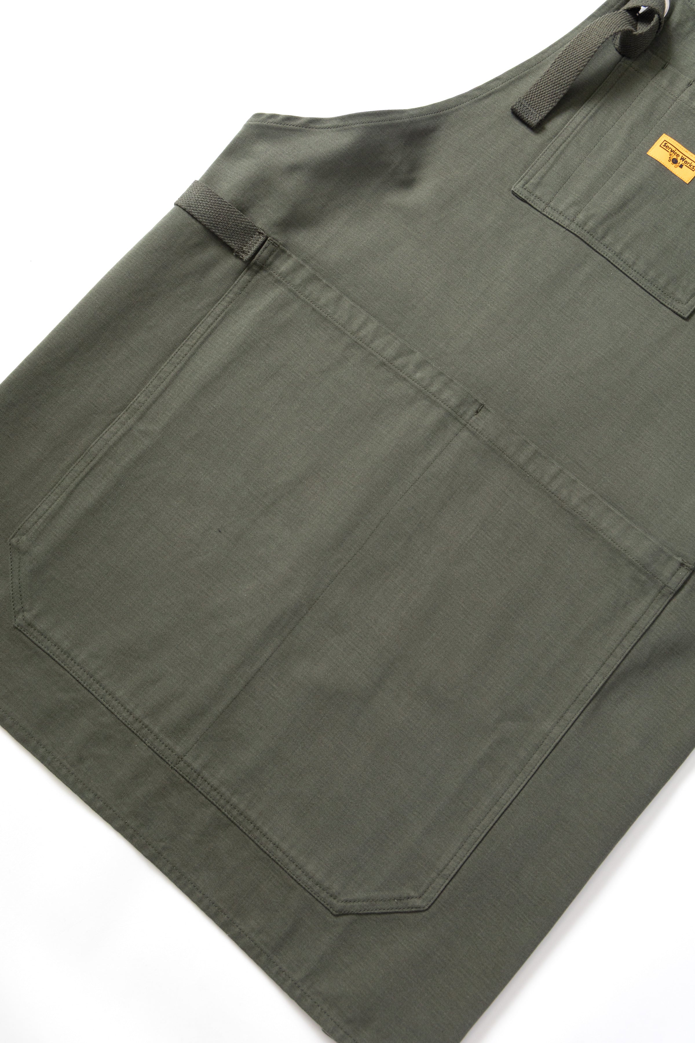 Moleskin Apron - Moss - Image 4