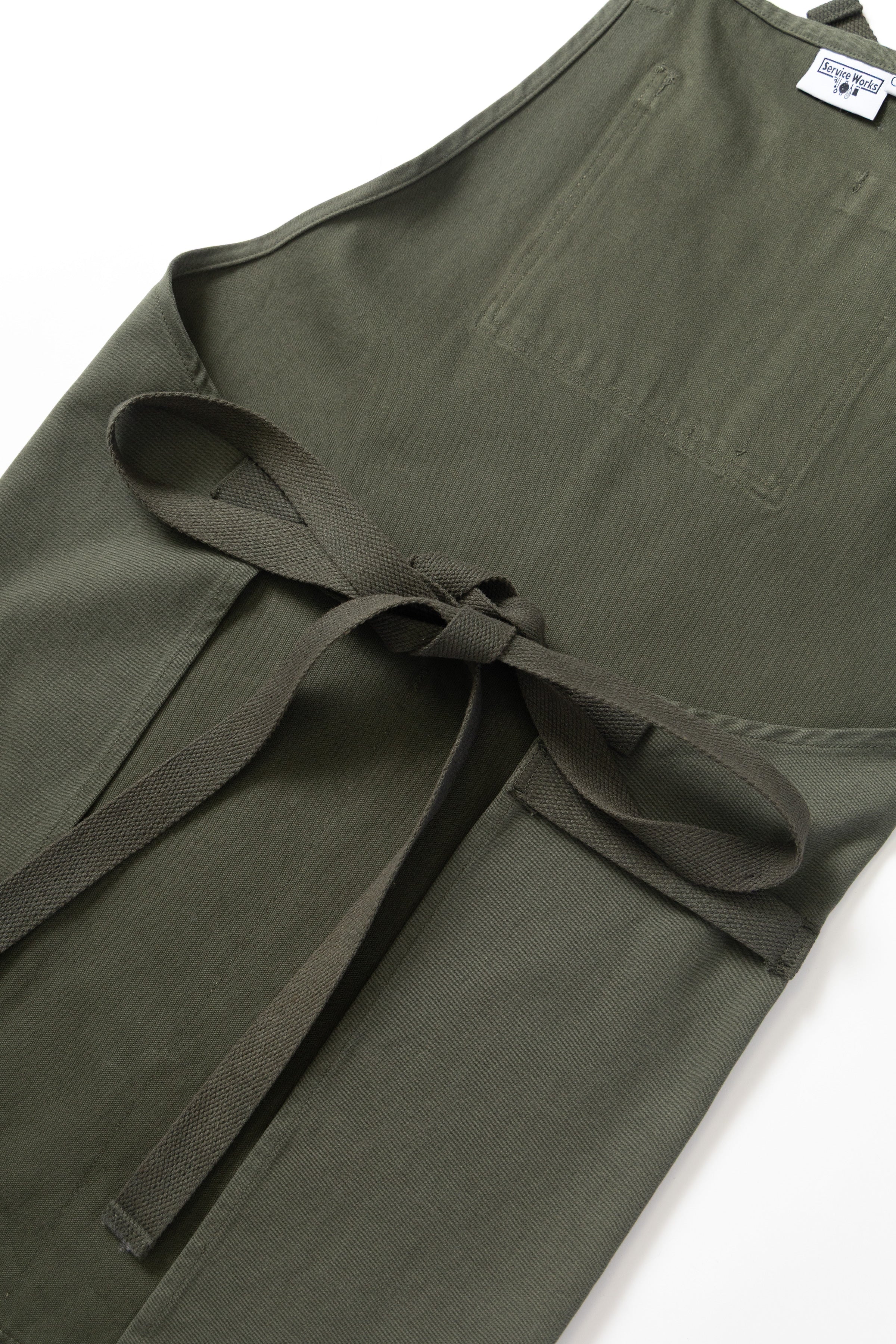 Moleskin Apron - Moss - Image 5