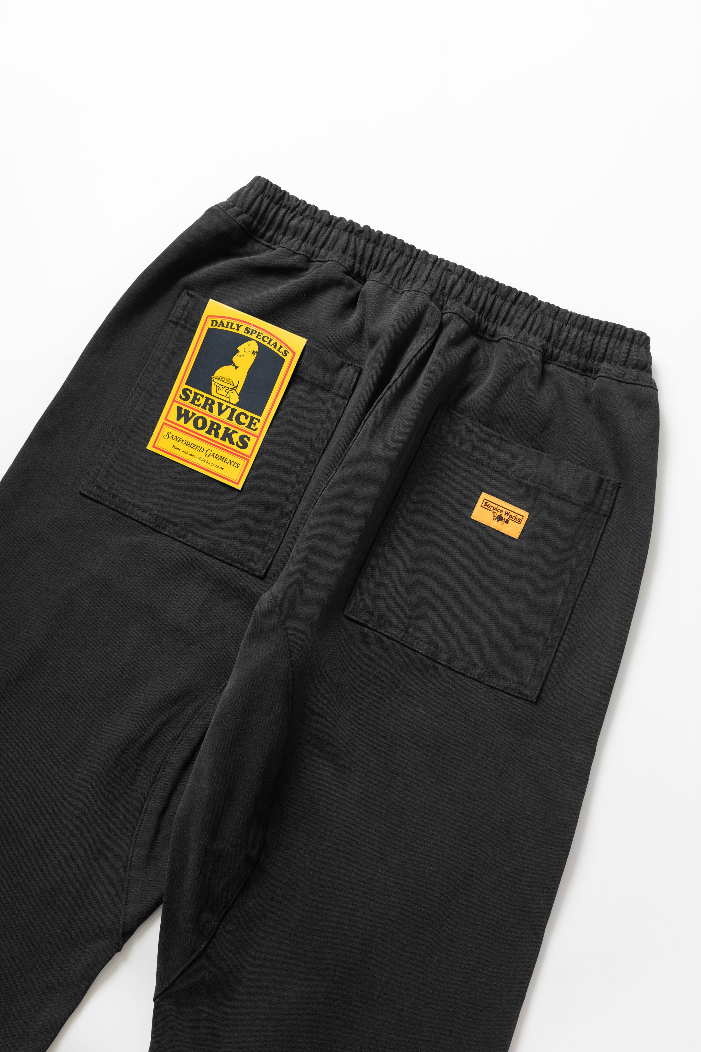 Moleskin Chef Pants - Black - Image 4