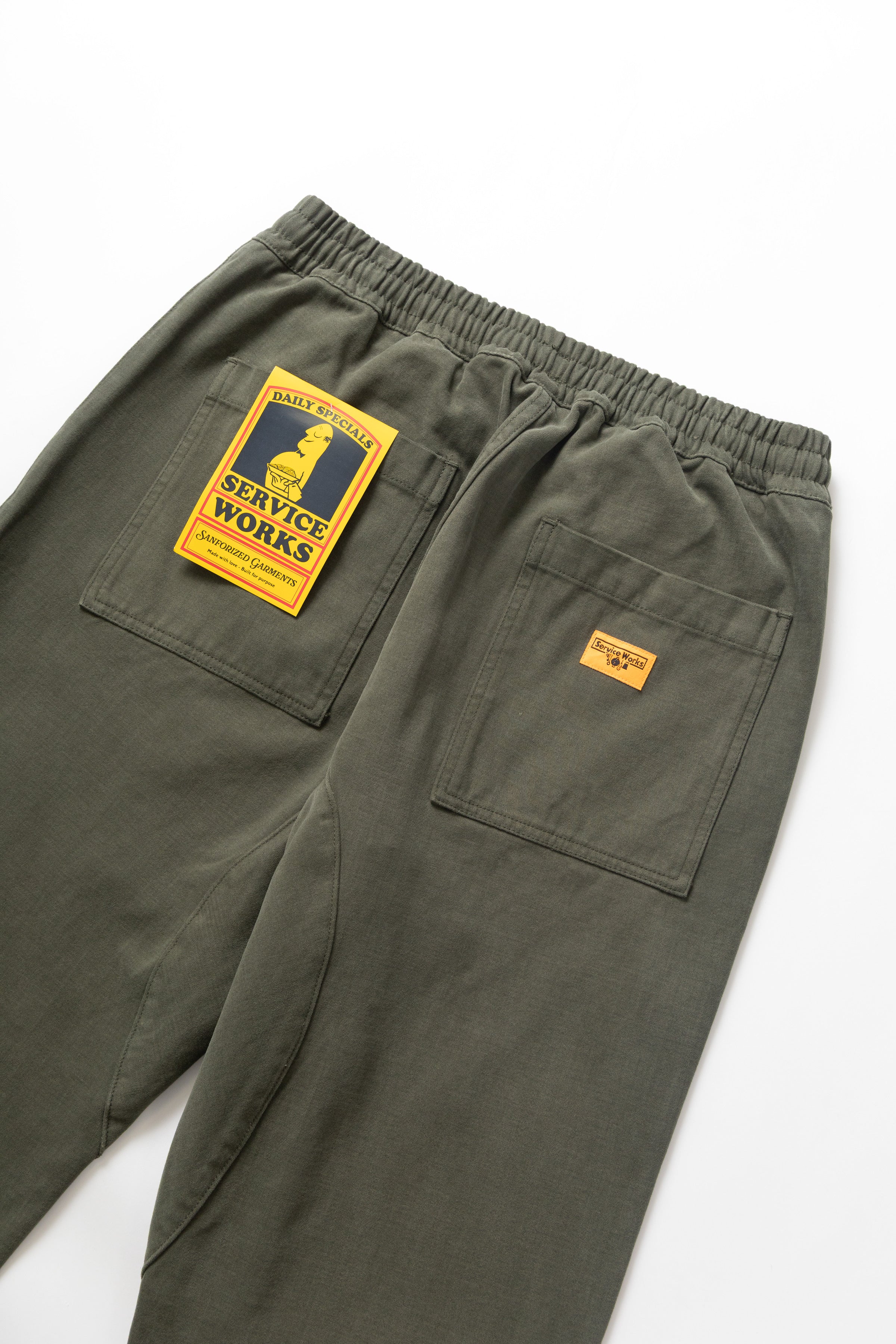 Moleskin Chef Pants - Moss - Image 4