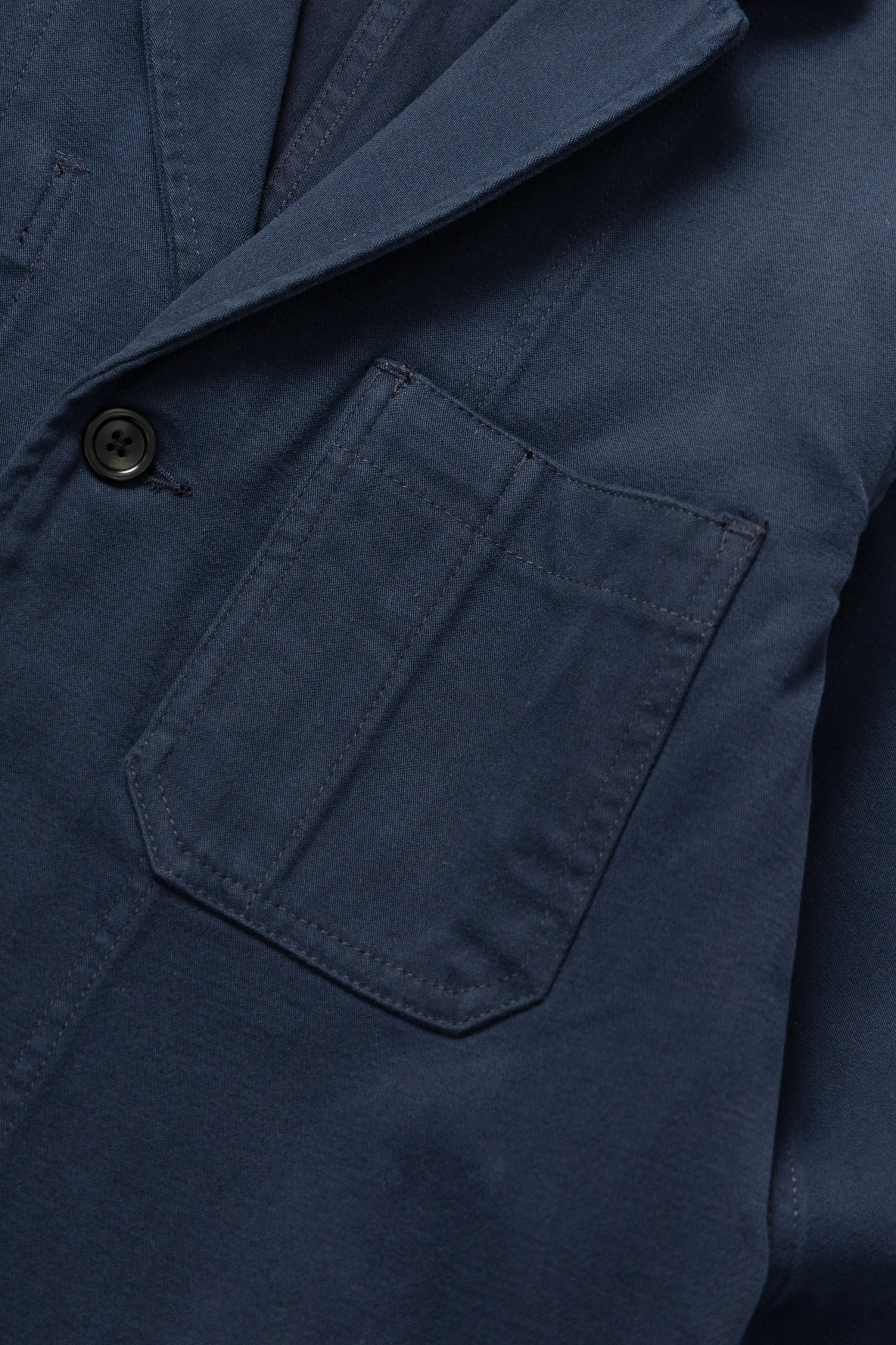 Moleskin Server Suit Jacket - Dark Navy - Image 4
