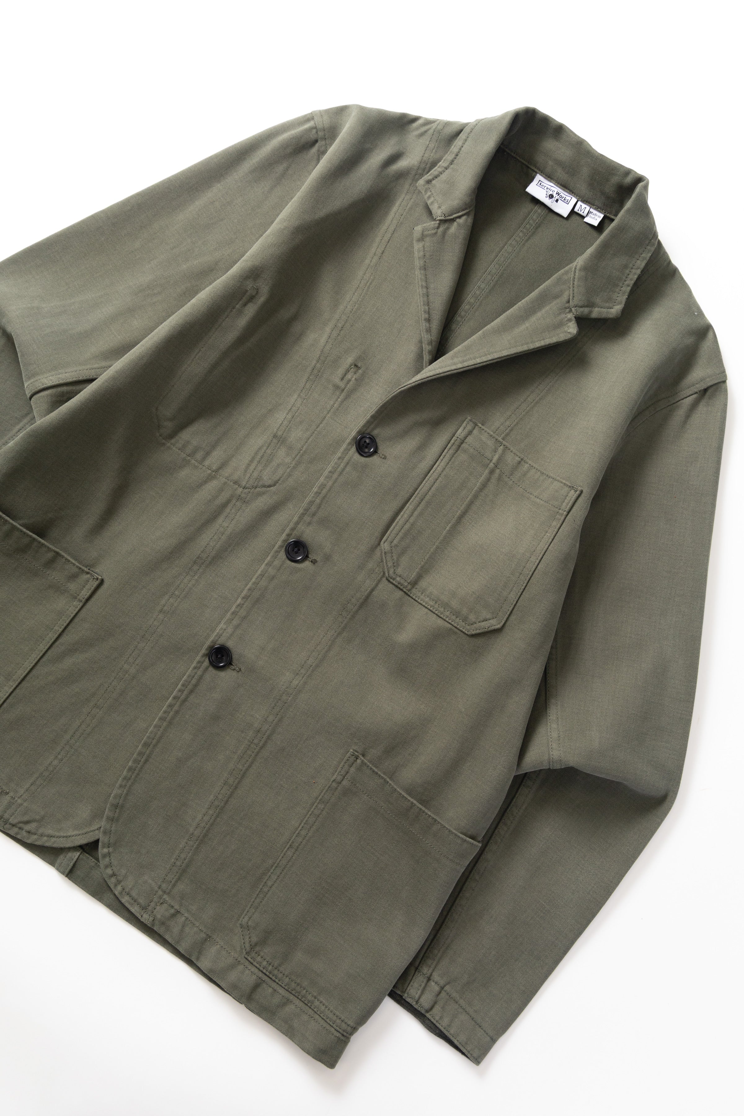 Moleskin Server Suit Jacket - Moss - Image 2