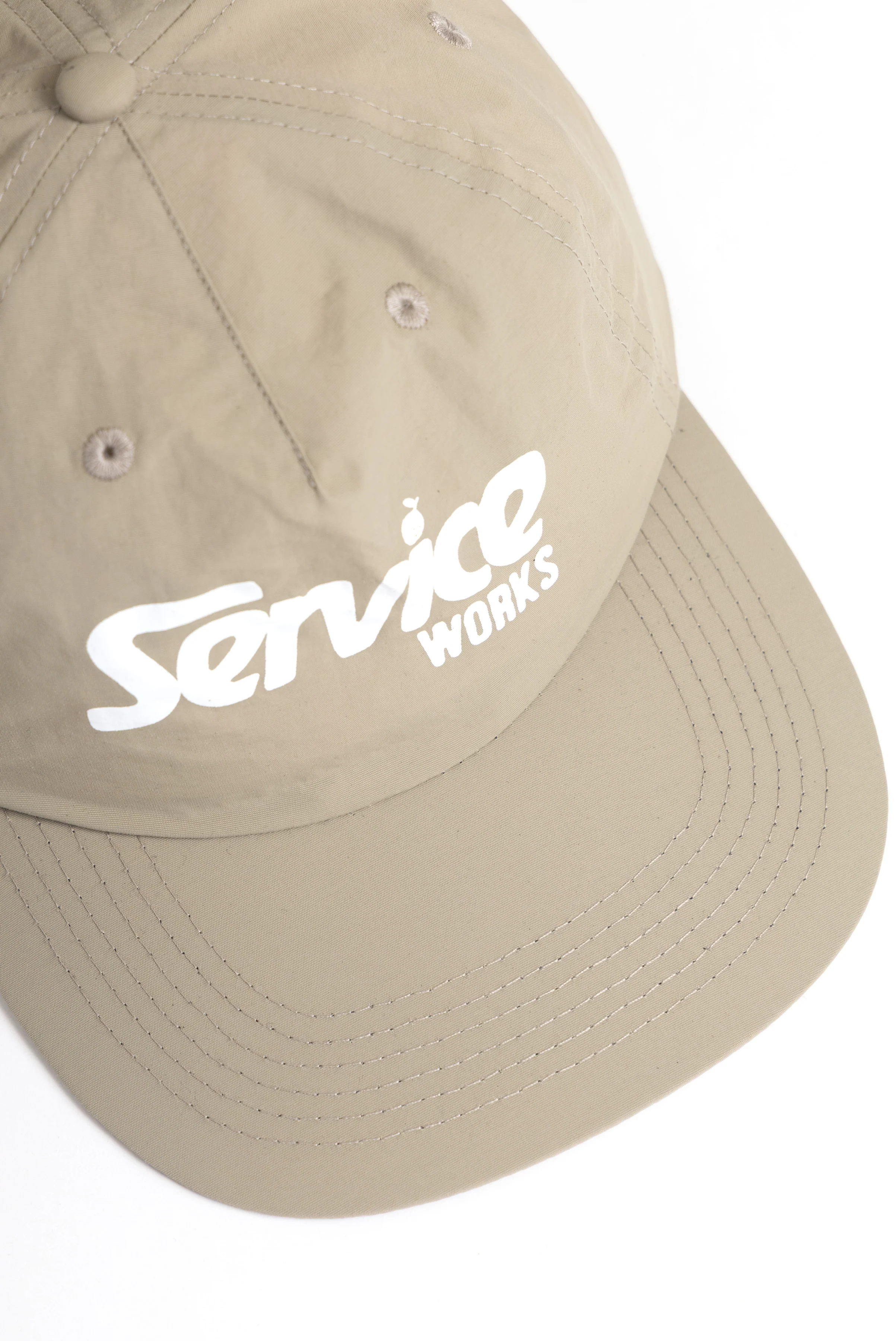 Nylon Drivers Cap - Khaki - Image 2