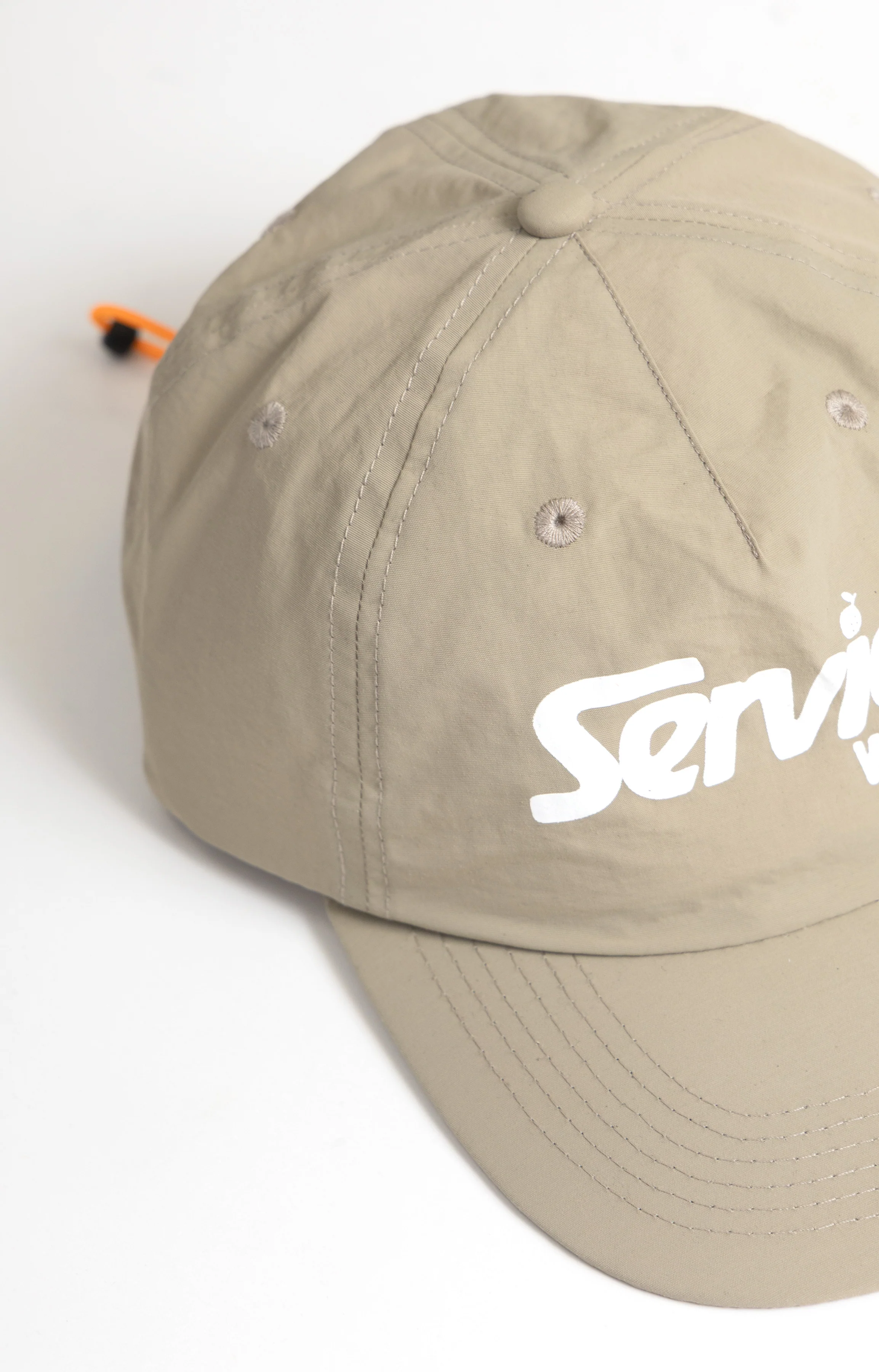 Nylon Drivers Cap - Khaki - Image 3
