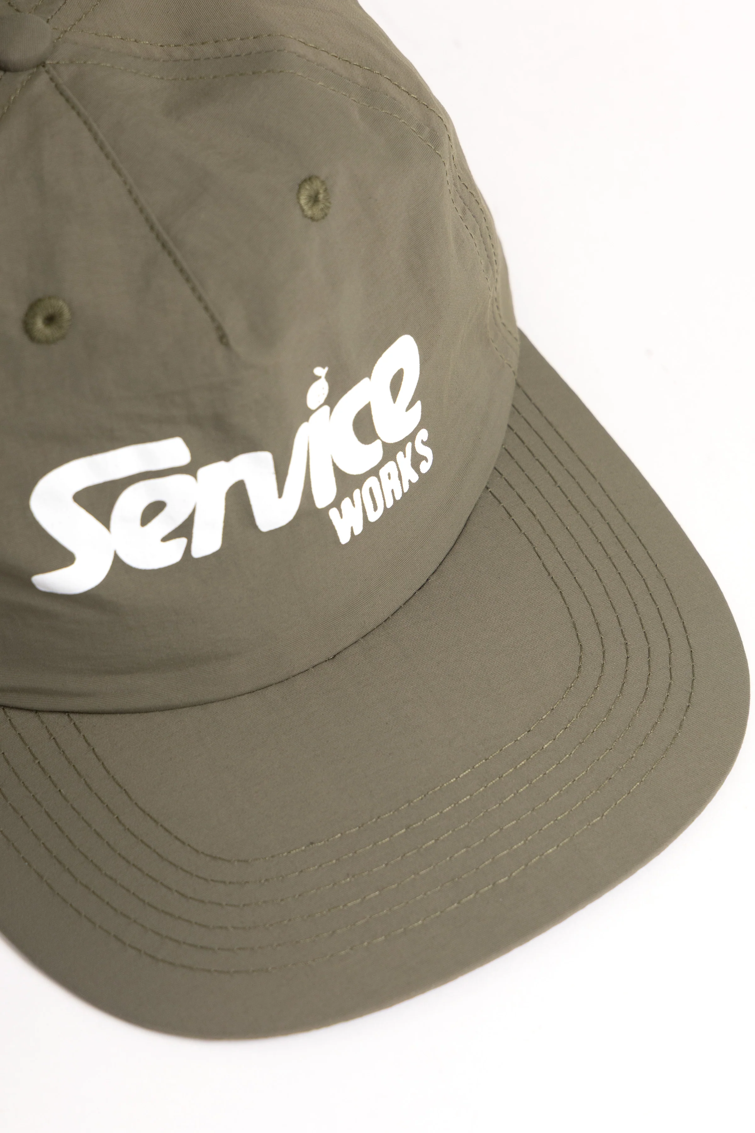 Nylon Drivers Cap - Olive - Image 2