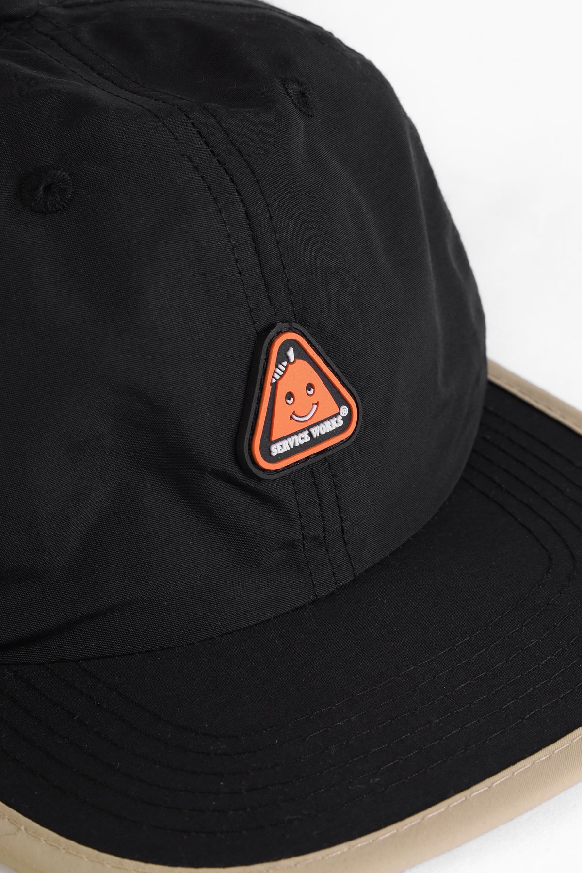 Nylon Sticker Cap - Black - Image 2
