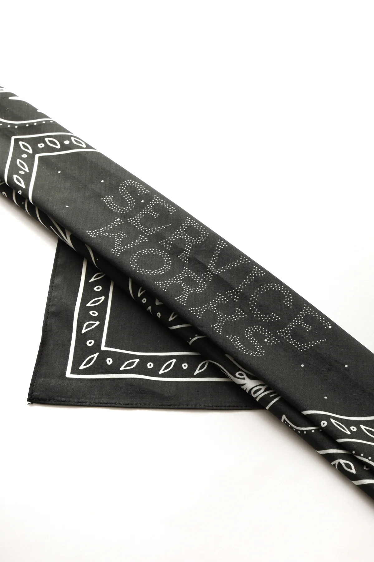 Olive Branch Bandana - Black - Image 2