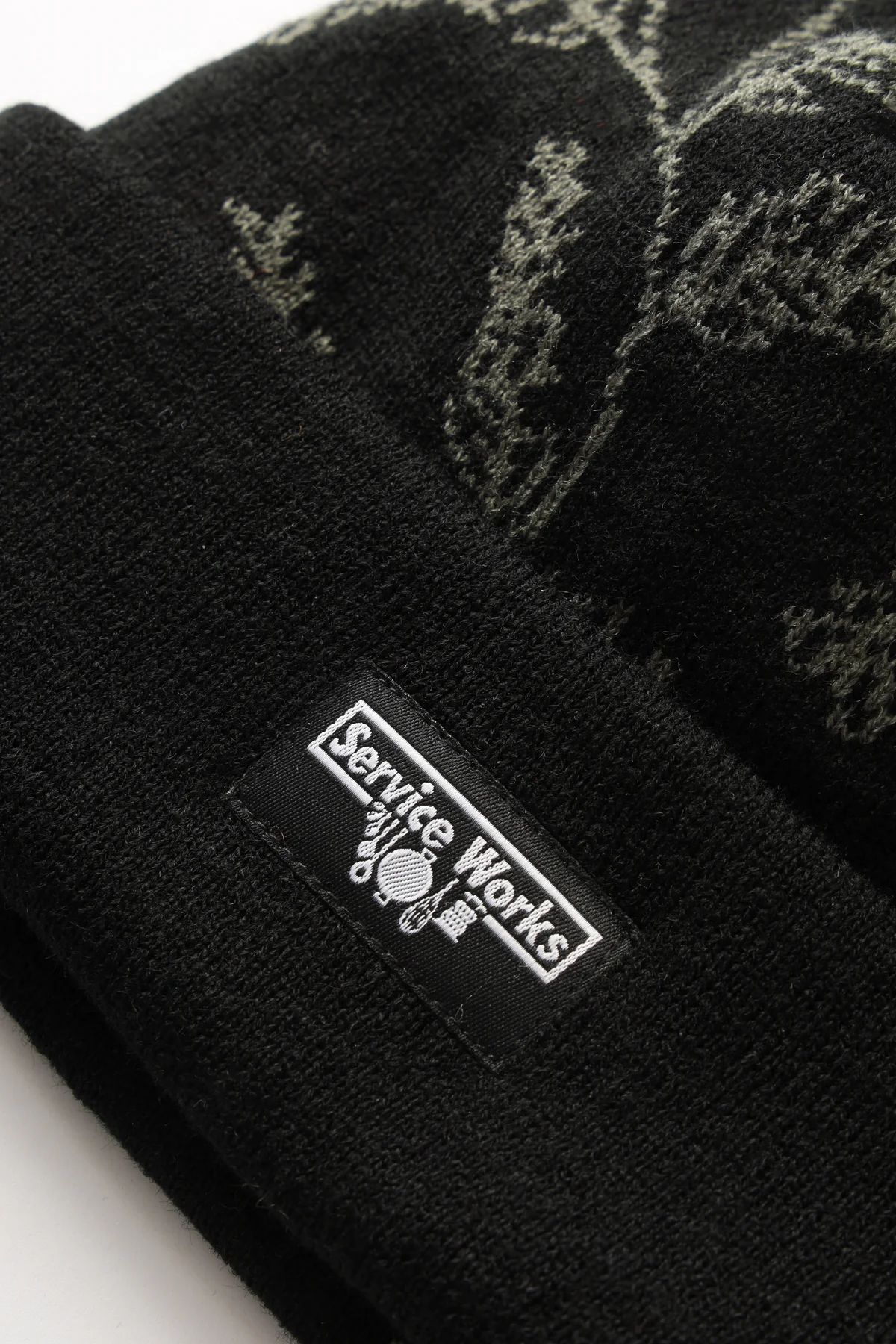 Olive Branch Beanie - Black - Image 3
