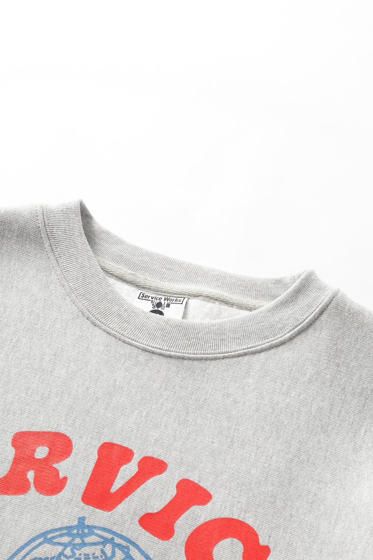 Organic Chefswear Crewneck - Marl Grey - Image 3
