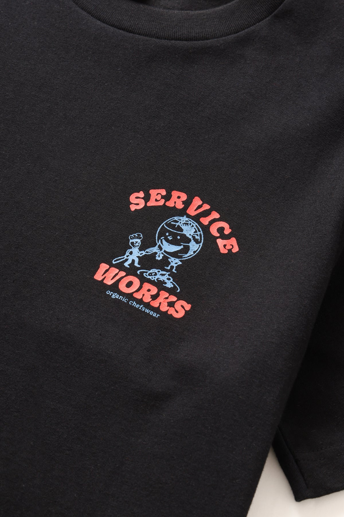 Organic Chefswear Tee - Black - Image 3