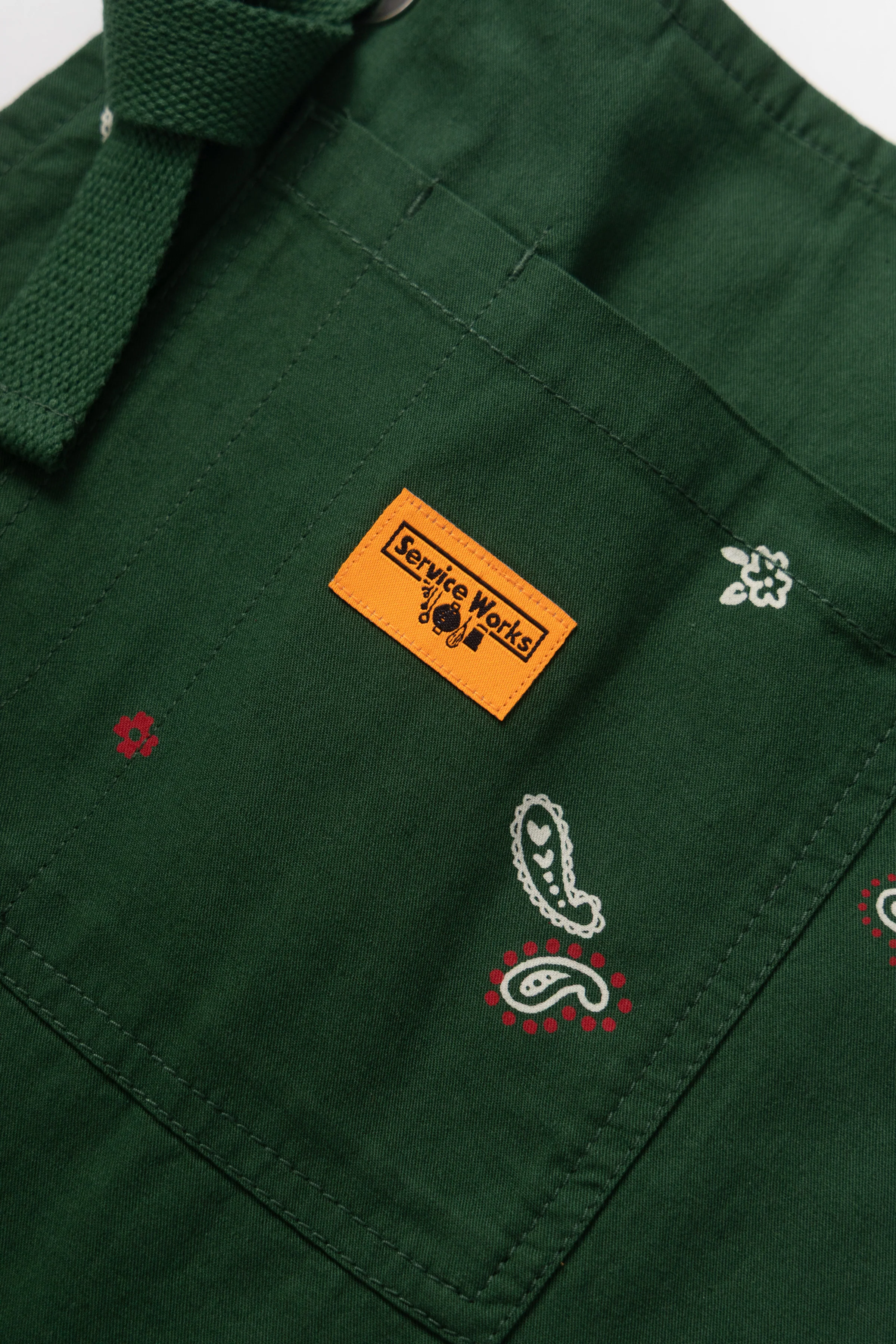 Paisley Apron - Forest - Image 2