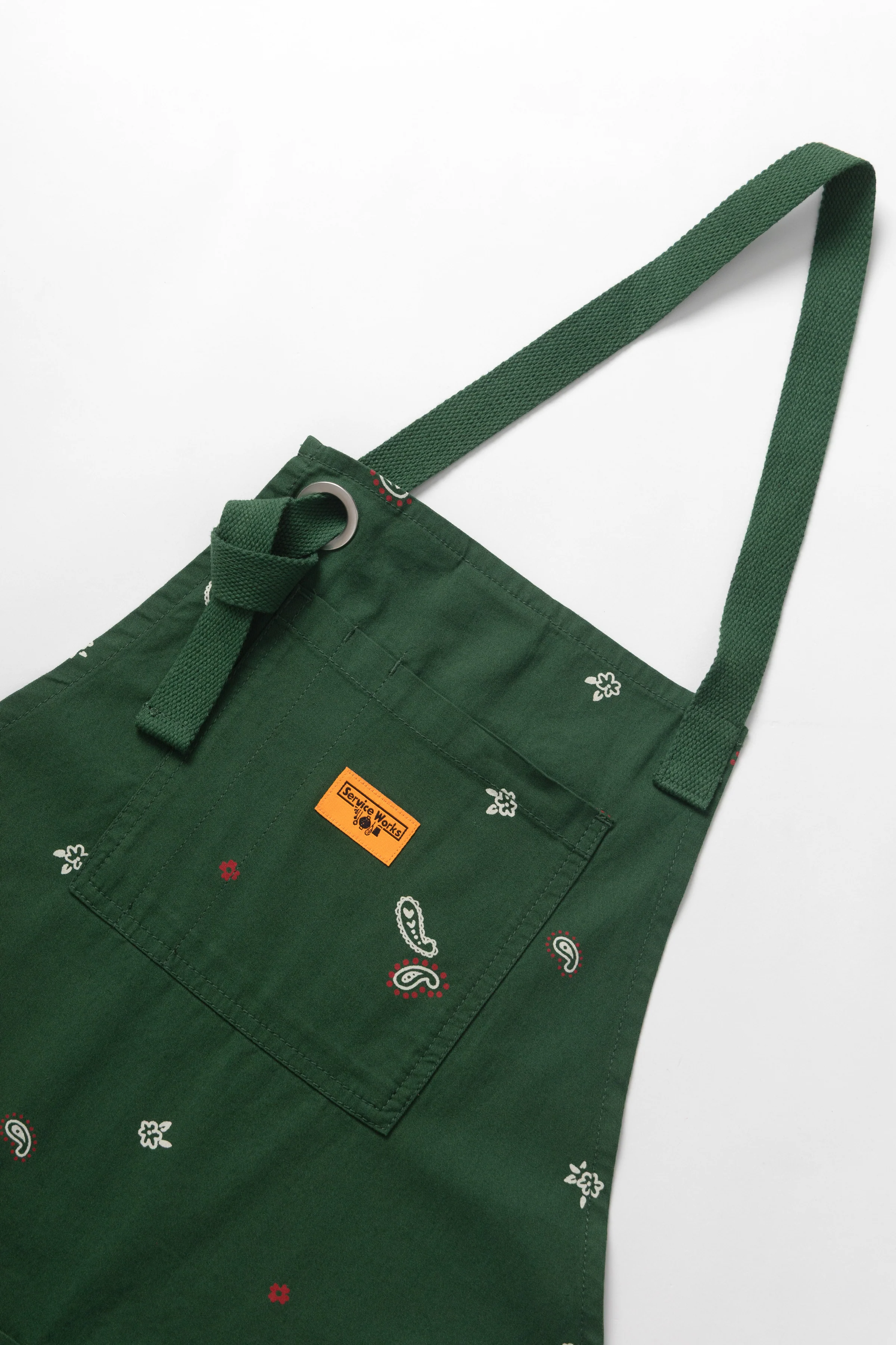 Paisley Apron - Forest - Image 5