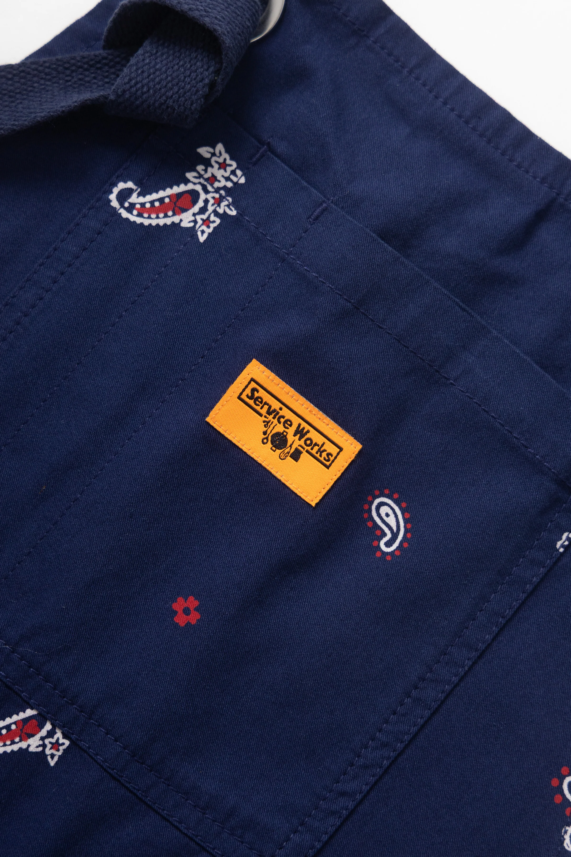 Paisley Apron - Royal - Image 2