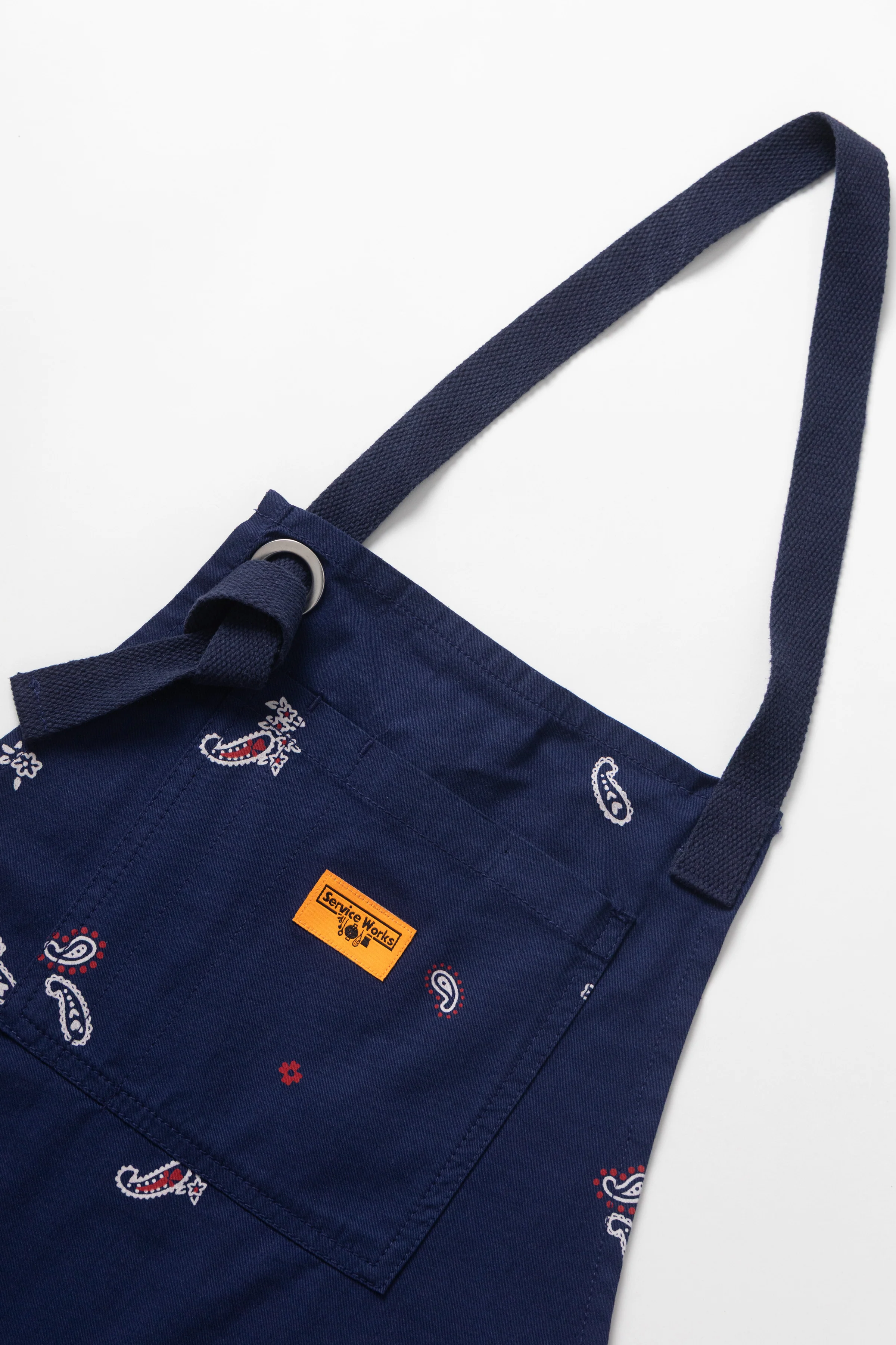 Paisley Apron - Royal - Image 5
