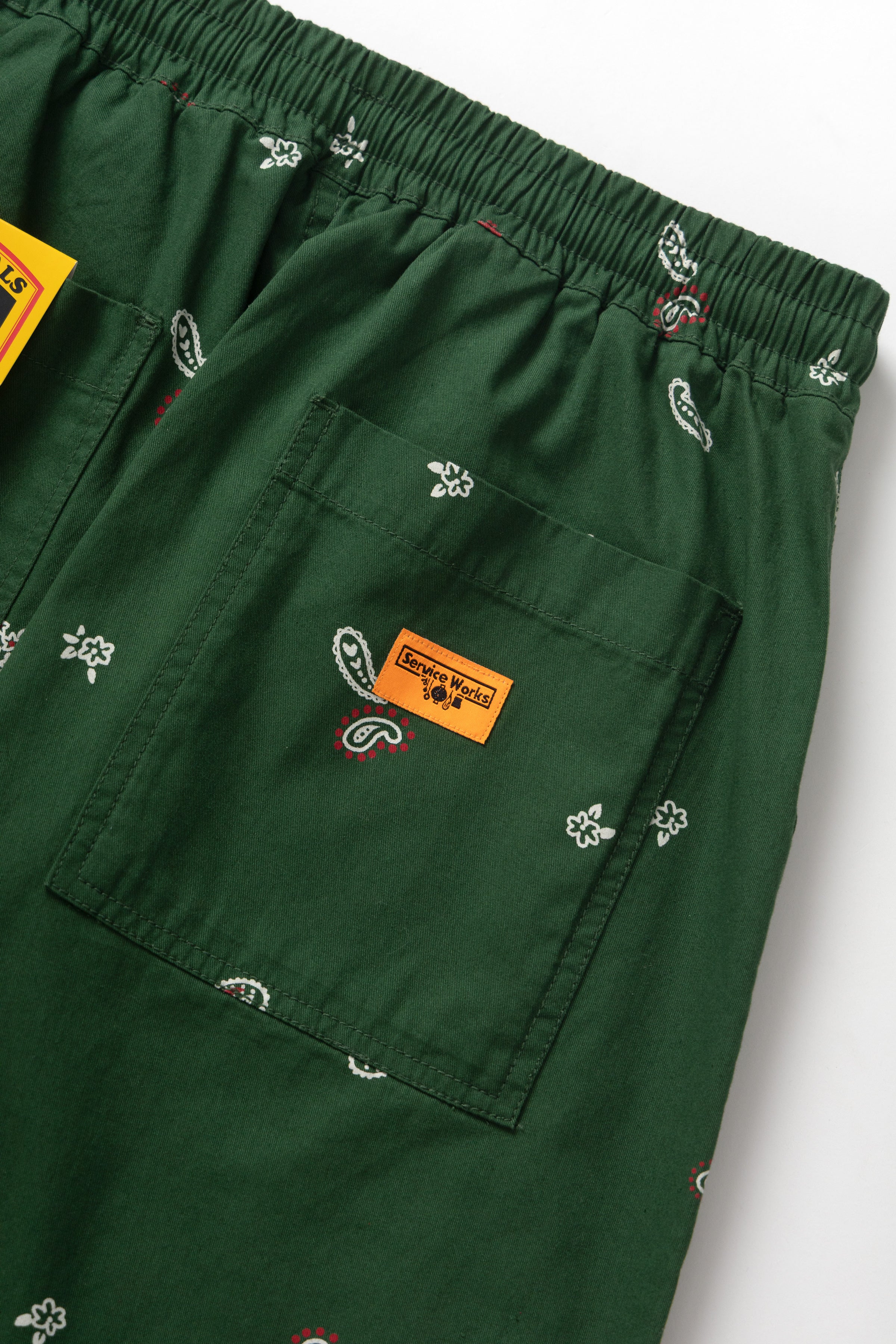 Paisley Chef Pants - Forest - Image 5