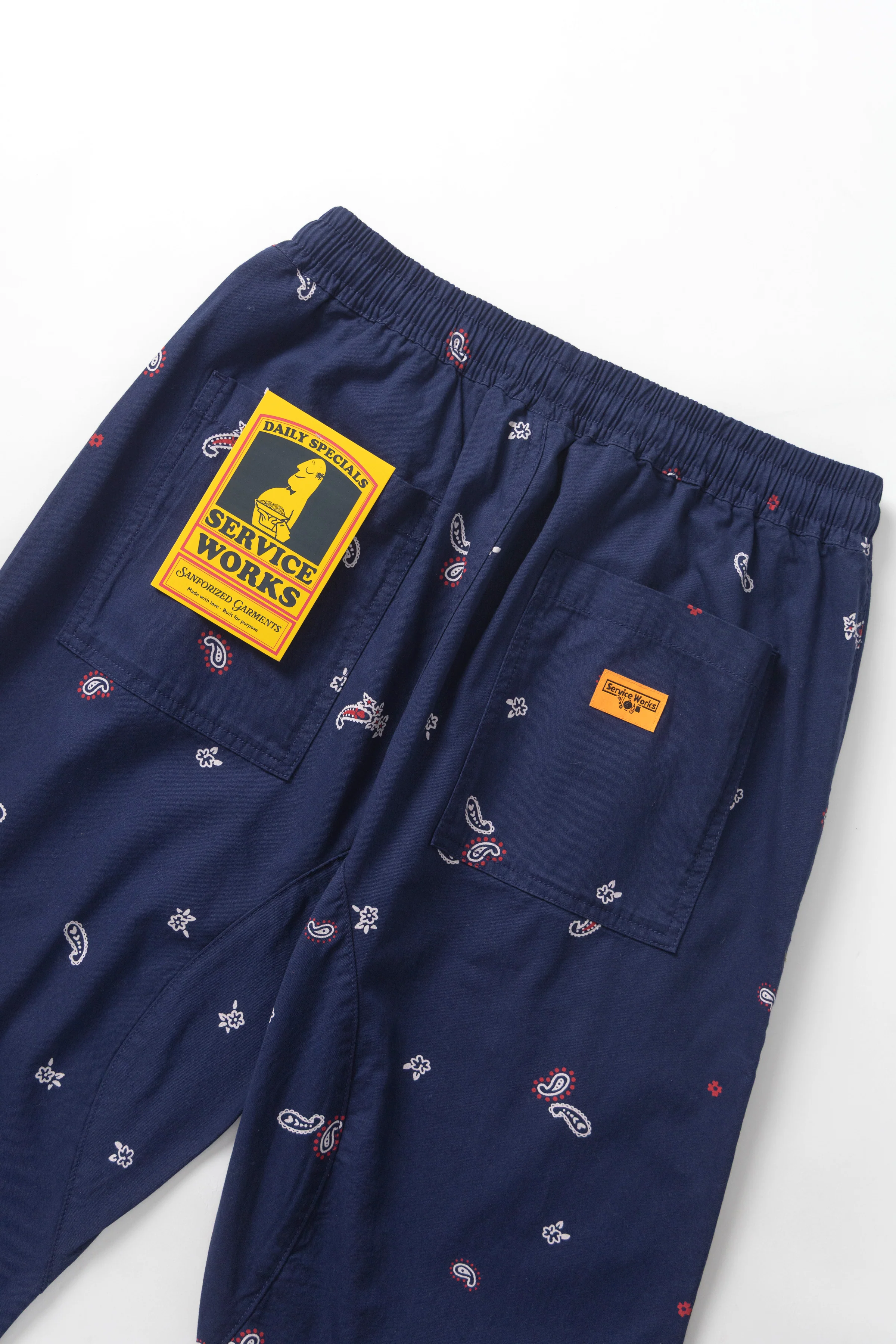 Paisley Chef Pants - Royal - Image 4