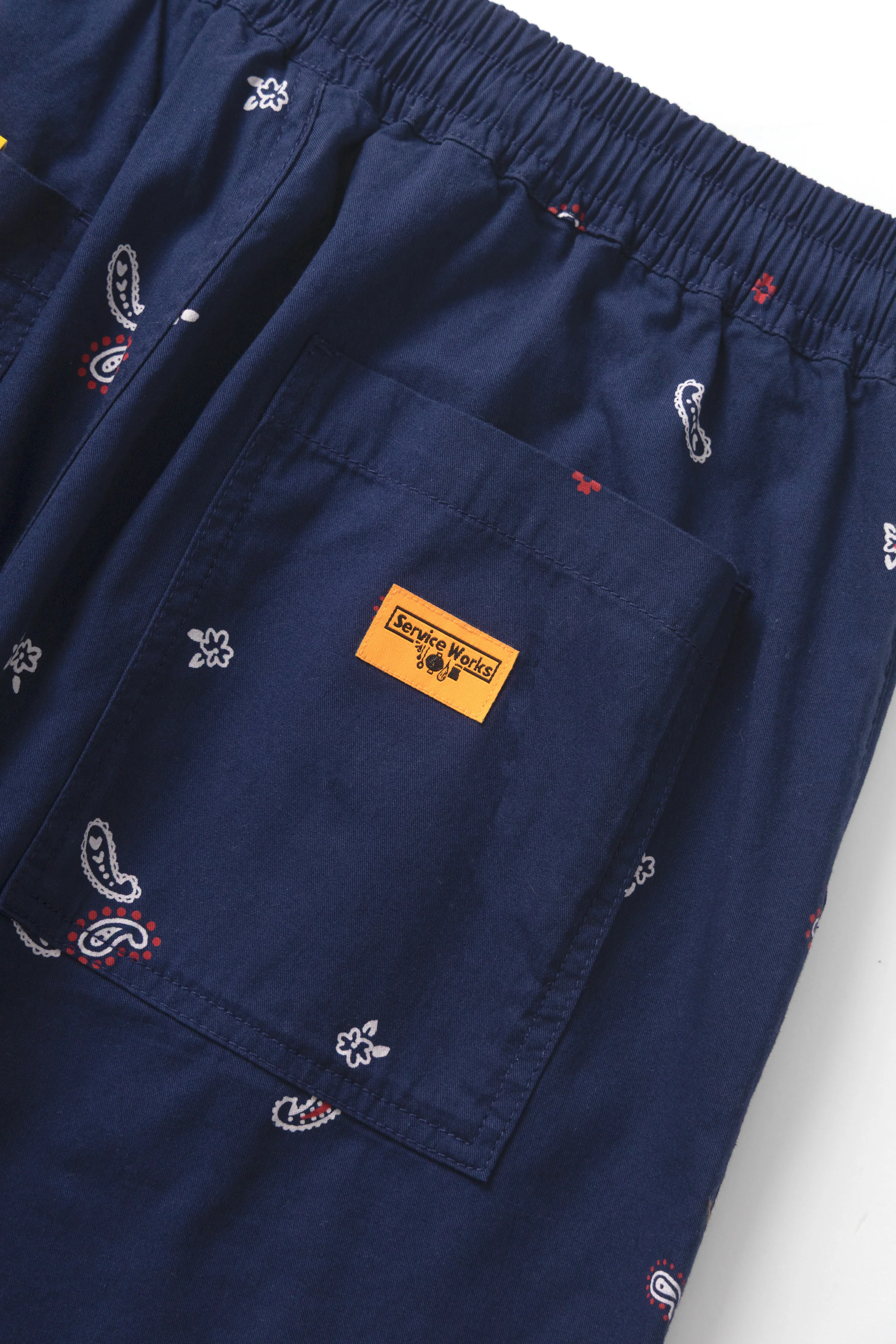 Paisley Chef Pants - Royal - Image 5