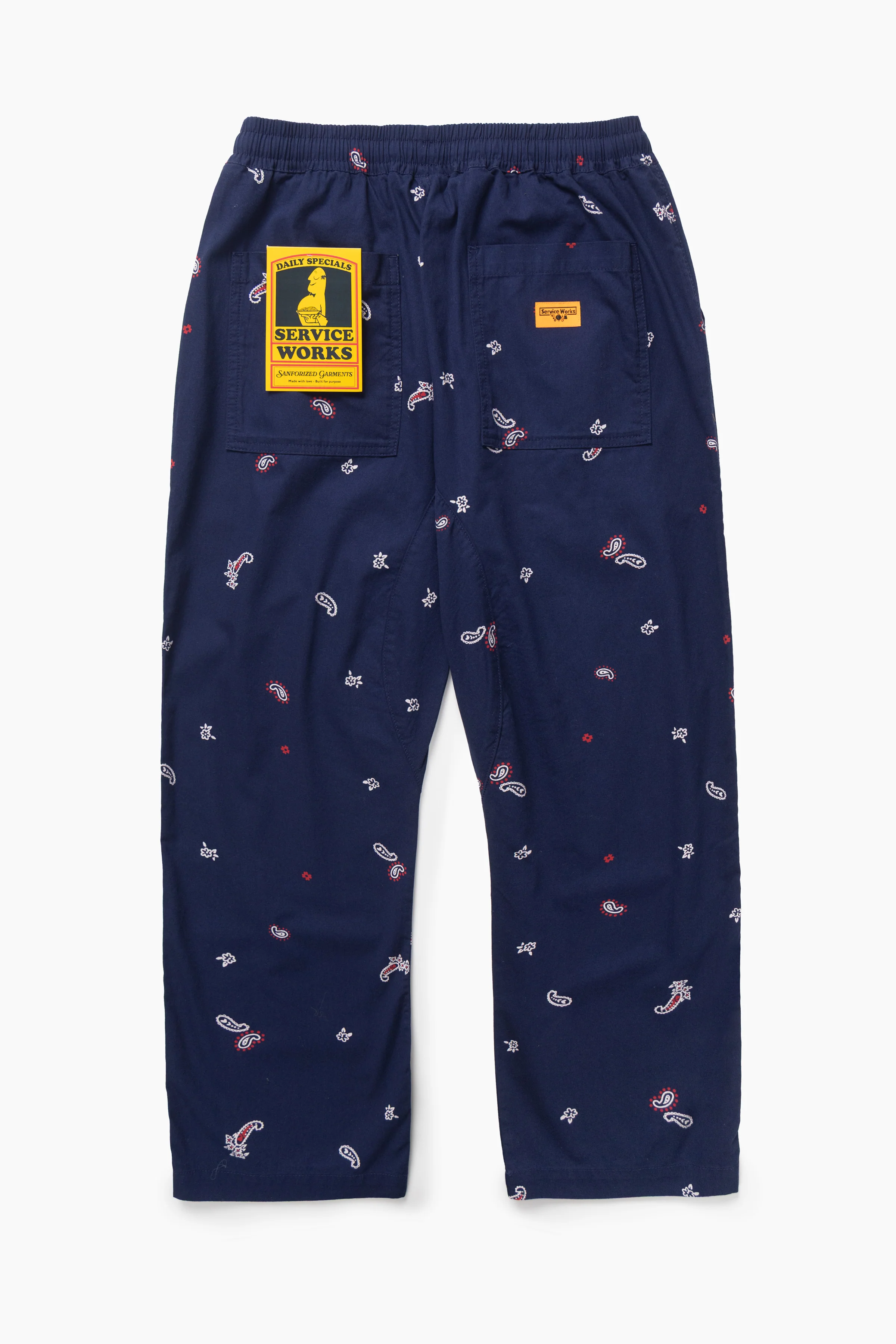 Paisley Chef Pants - Royal - Image 6