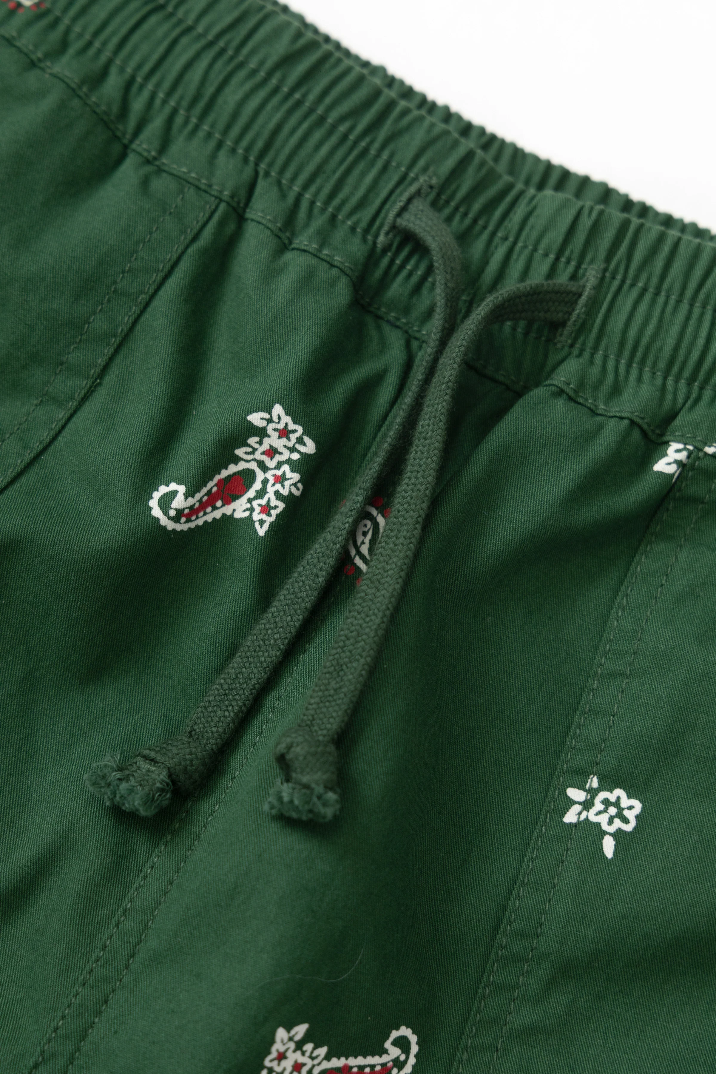 Paisley Chef Shorts - Forest - Image 3