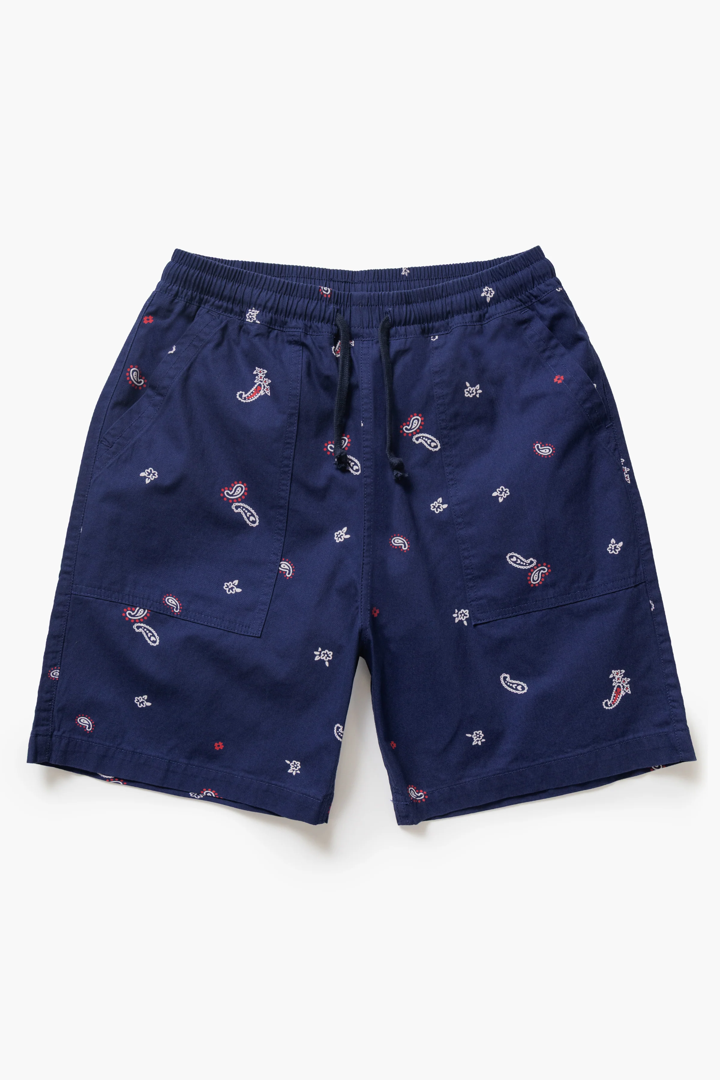 Paisley Chef Shorts - Royal