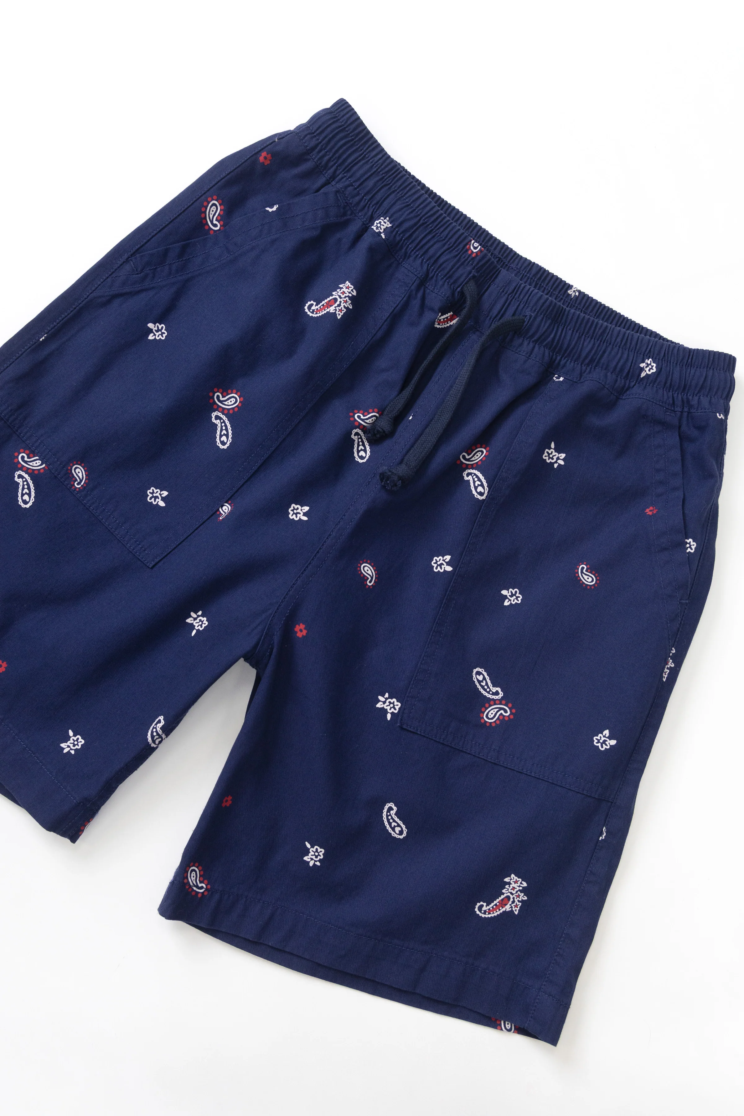Paisley Chef Shorts - Royal - Image 2