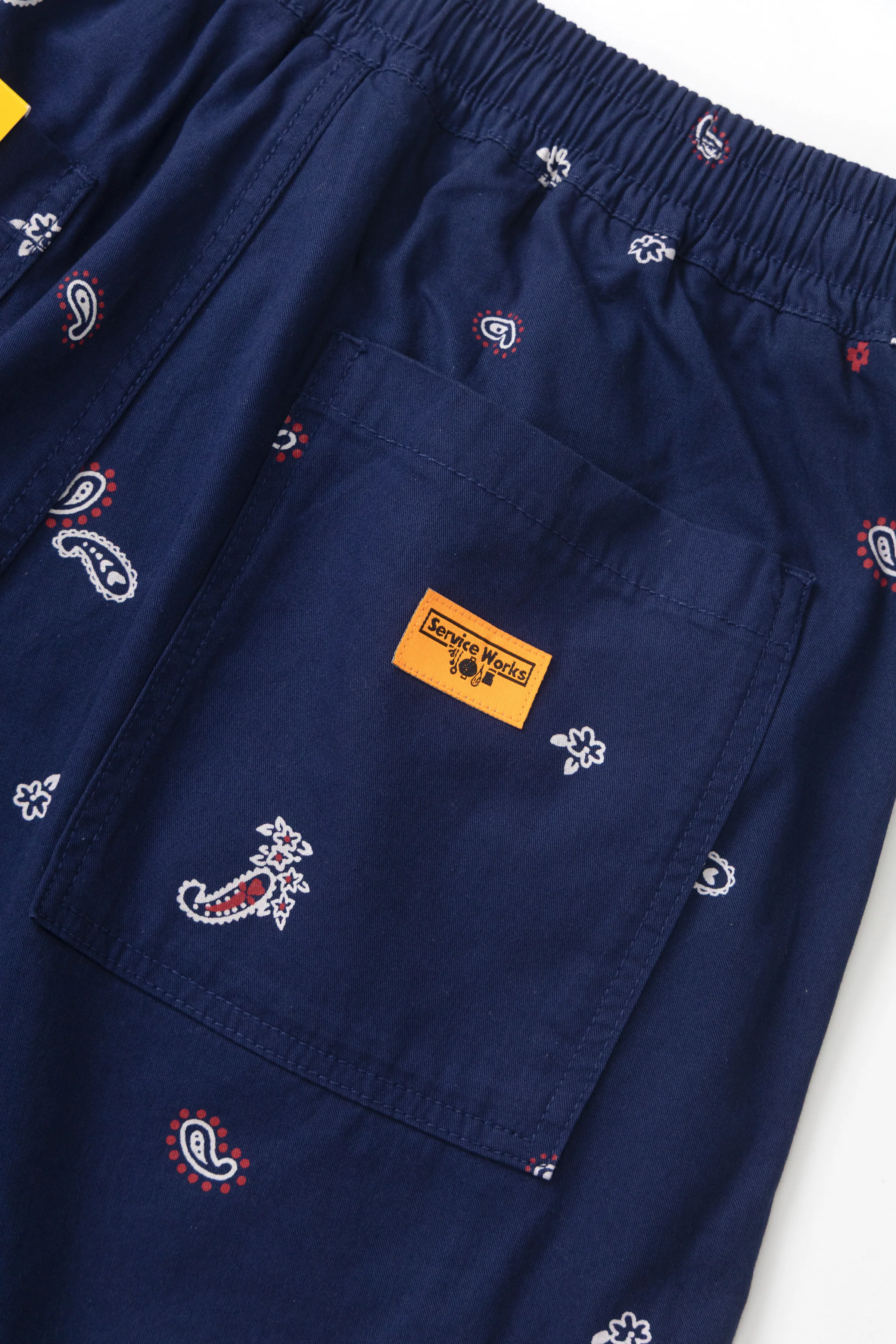 Paisley Chef Shorts - Royal - Image 5