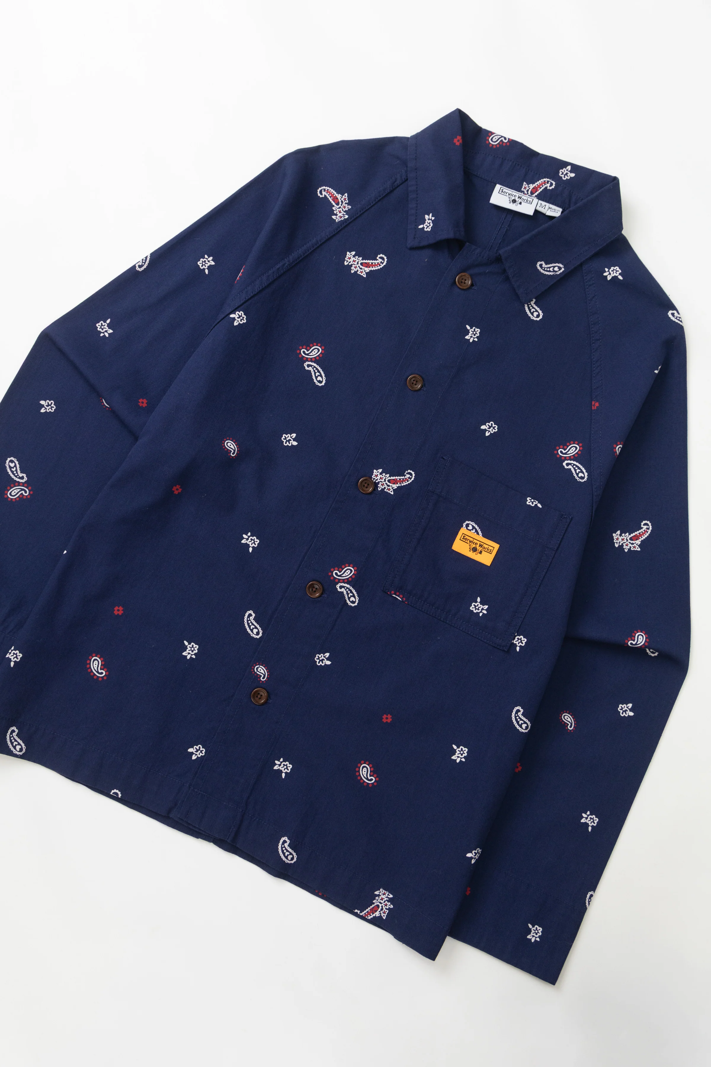 Paisley Front Of House Jacket - Royal - Image 2