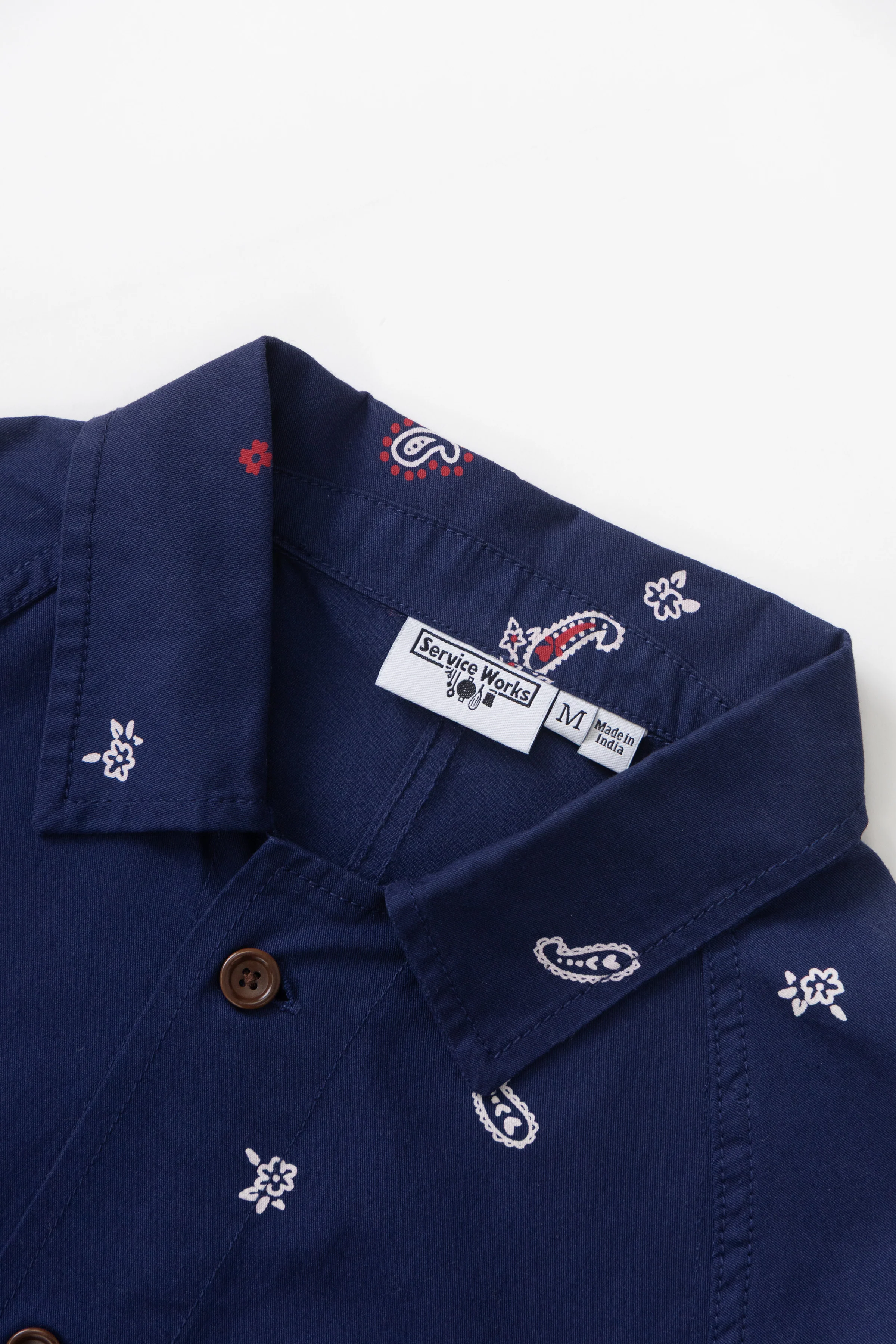 Paisley Front Of House Jacket - Royal - Image 6