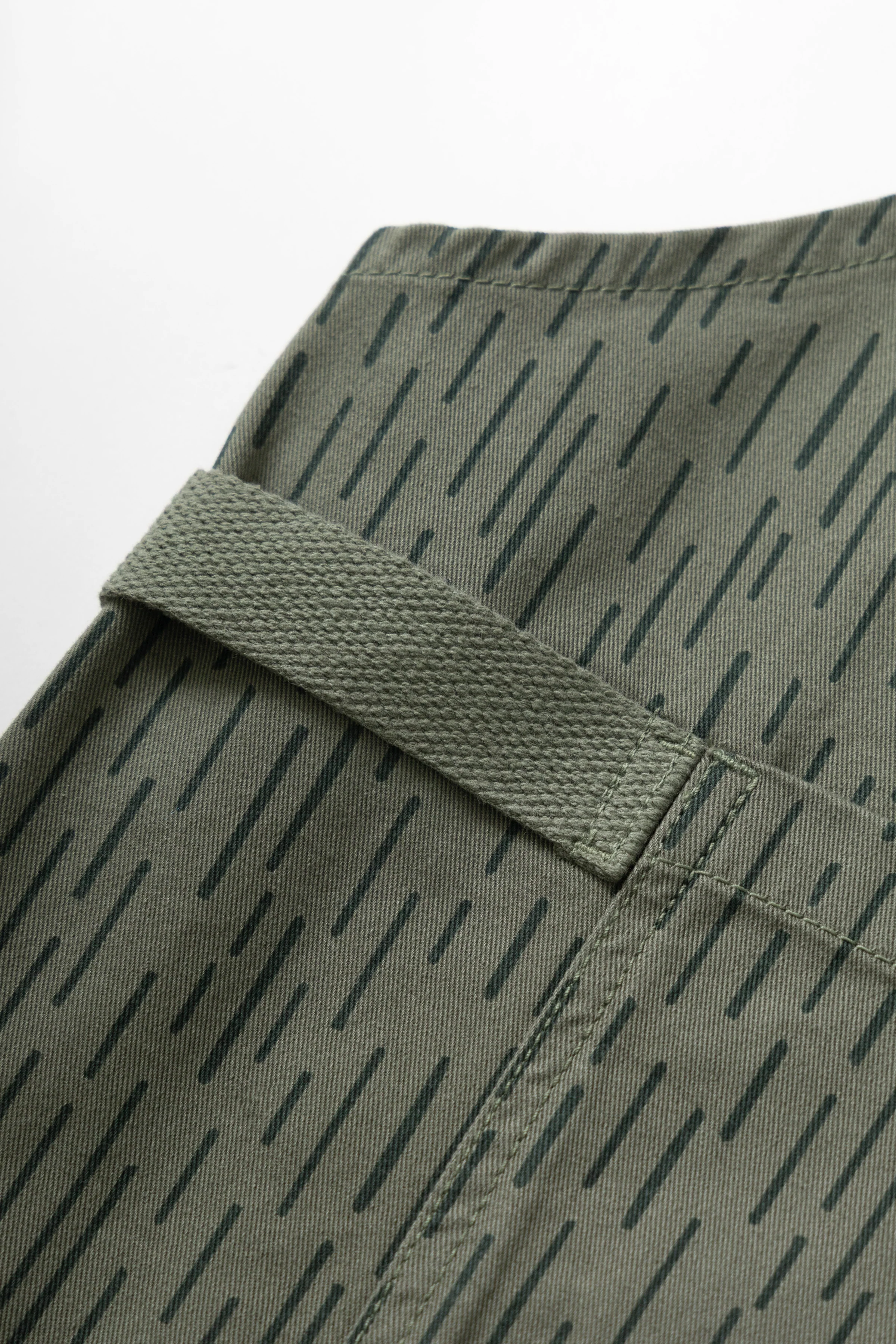 Patterned Apron - Raindrop Green - Image 4