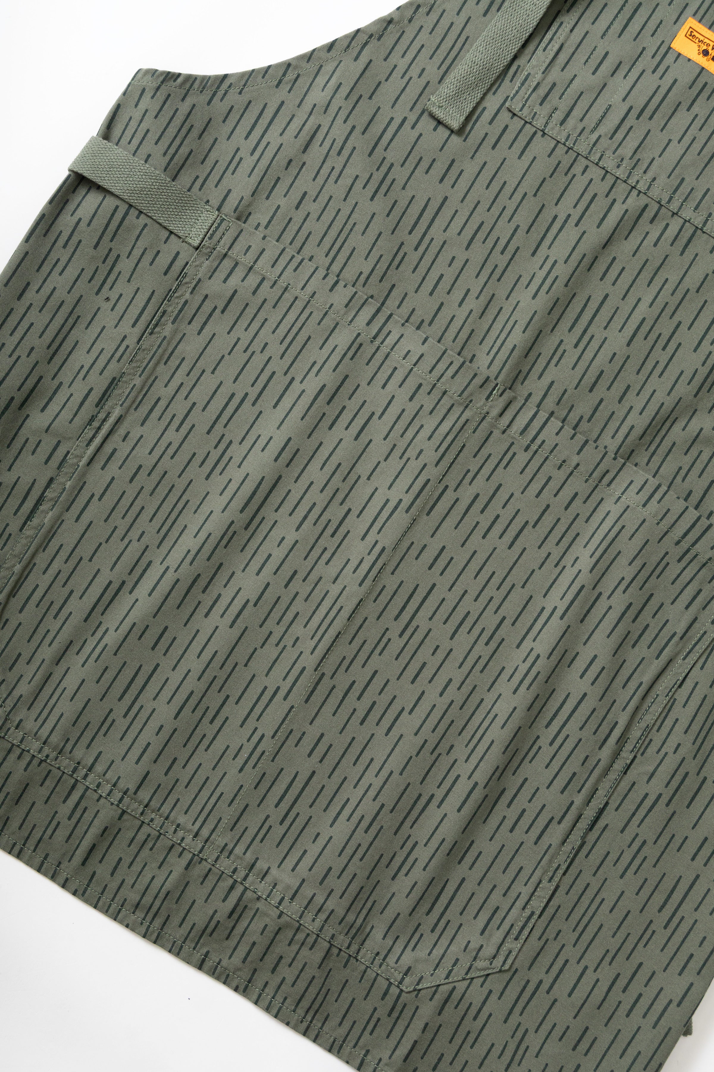 Patterned Apron - Raindrop Green - Image 5