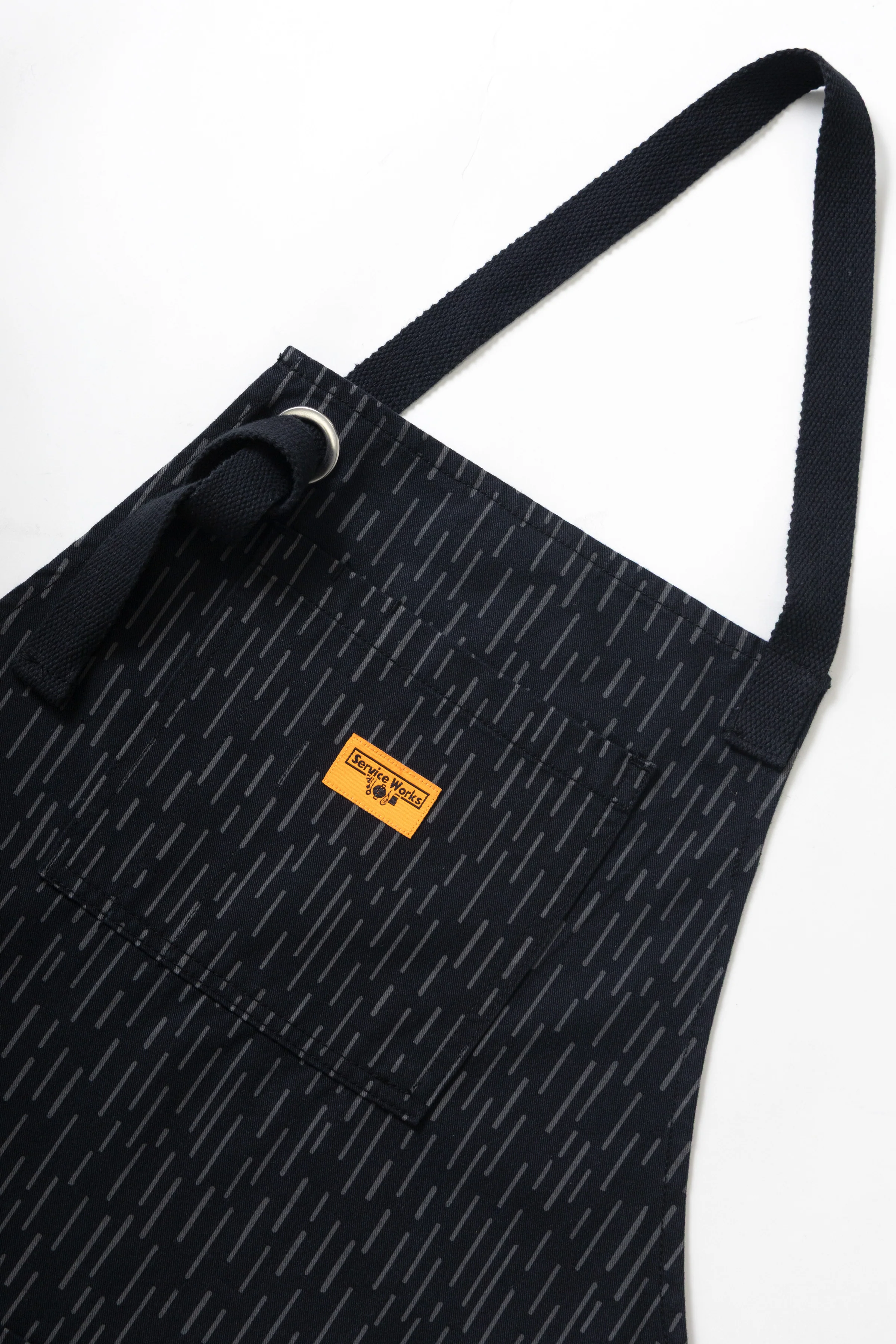Patterned Apron - Raindrop Mono - Image 2