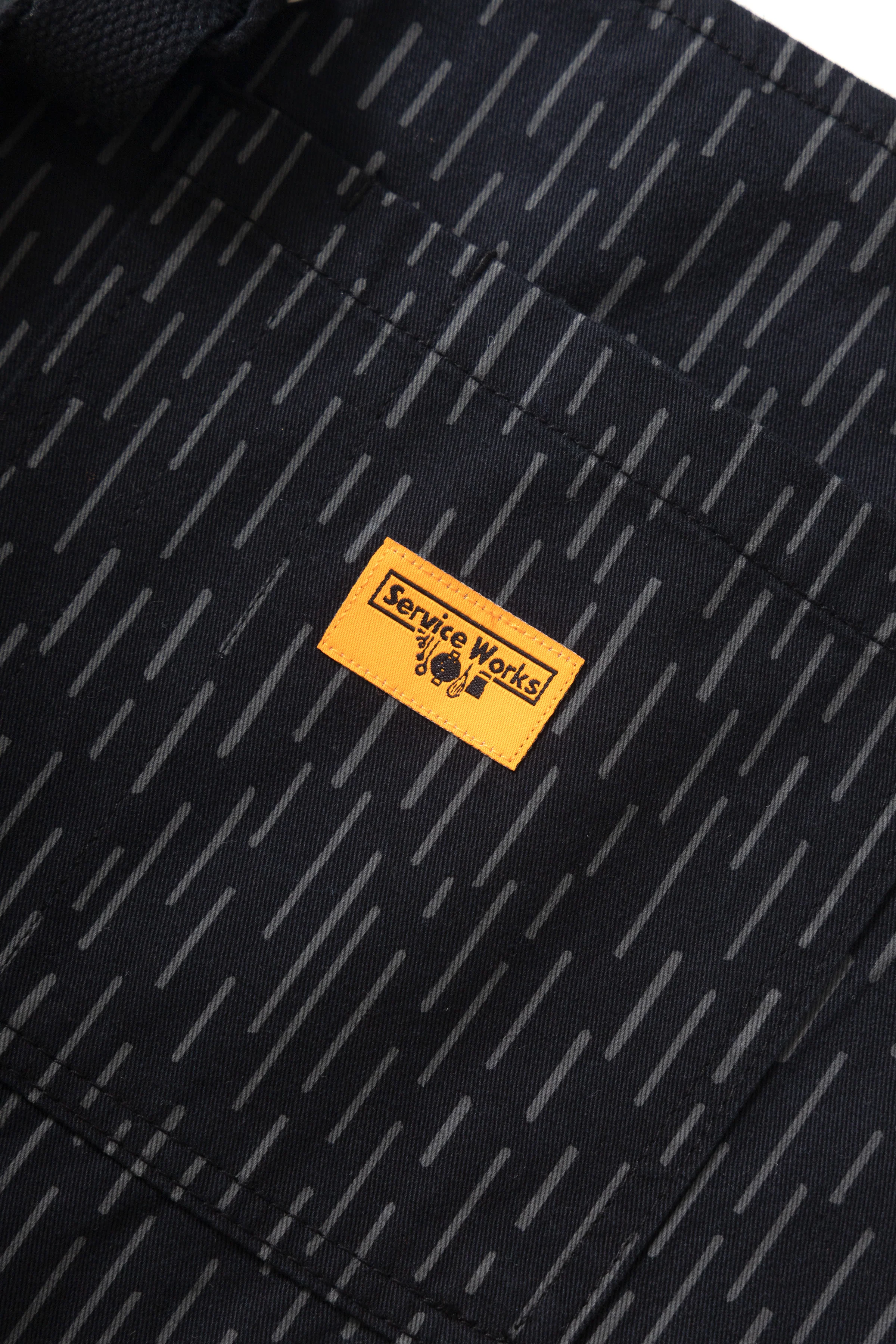 Patterned Apron - Raindrop Mono - Image 3