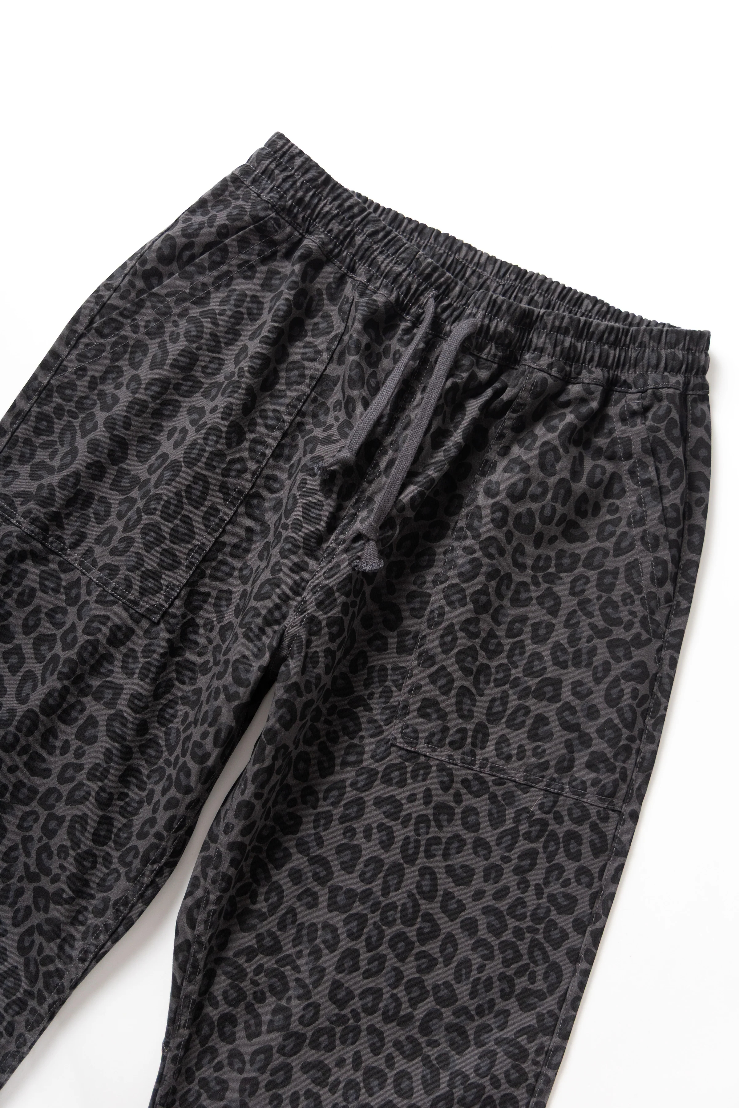 Patterned Chef Pants - Black Leopard - Image 2