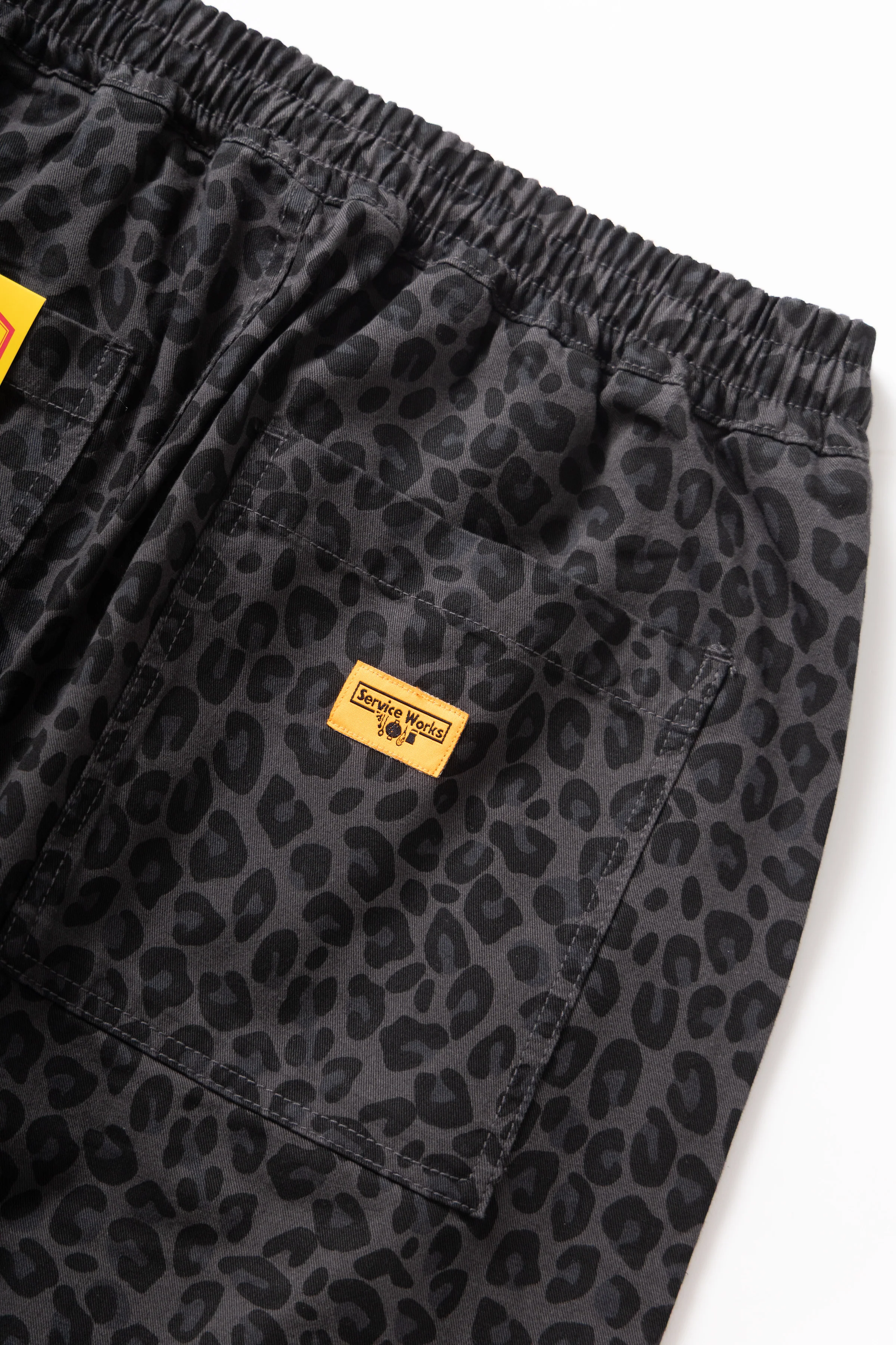 Patterned Chef Pants - Black Leopard - Image 7