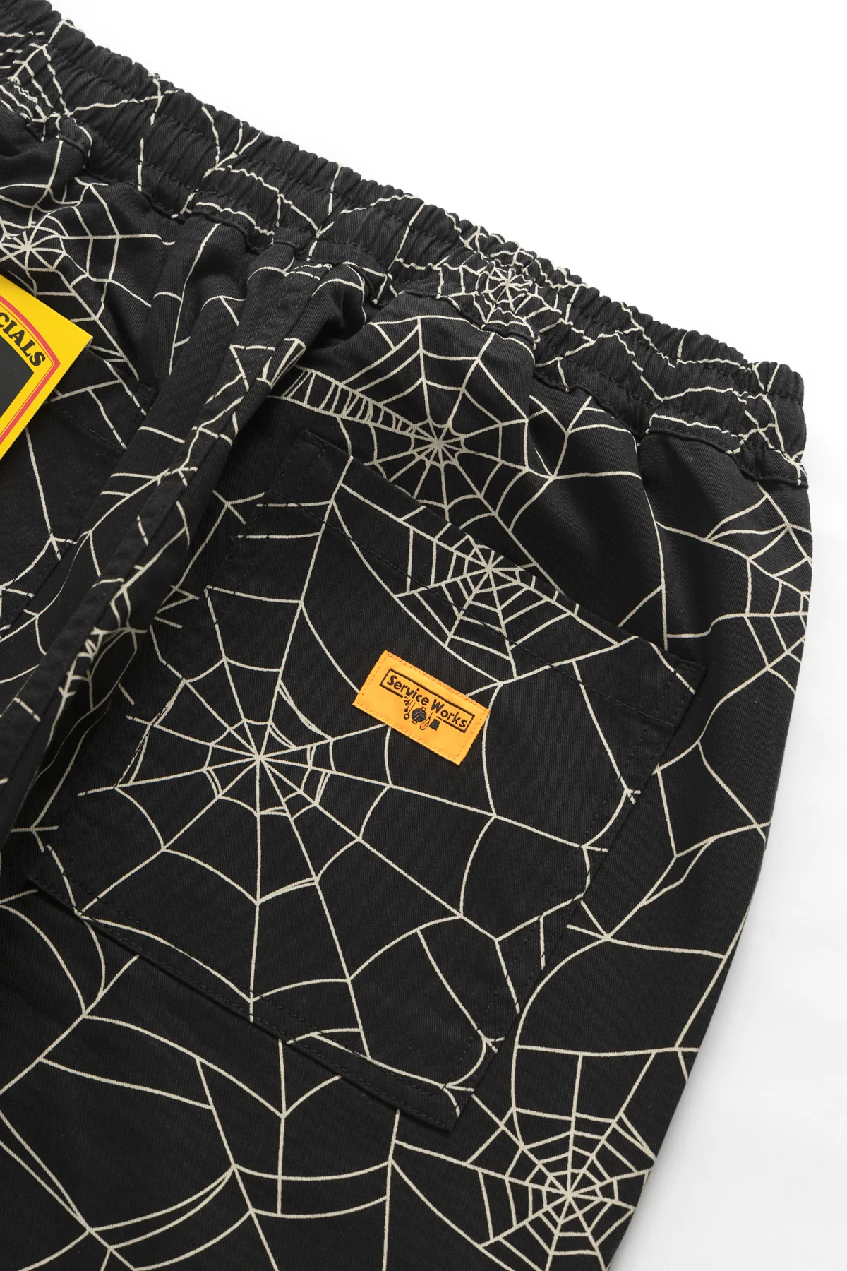 Patterned Chef Pants - Black Web - Image 6