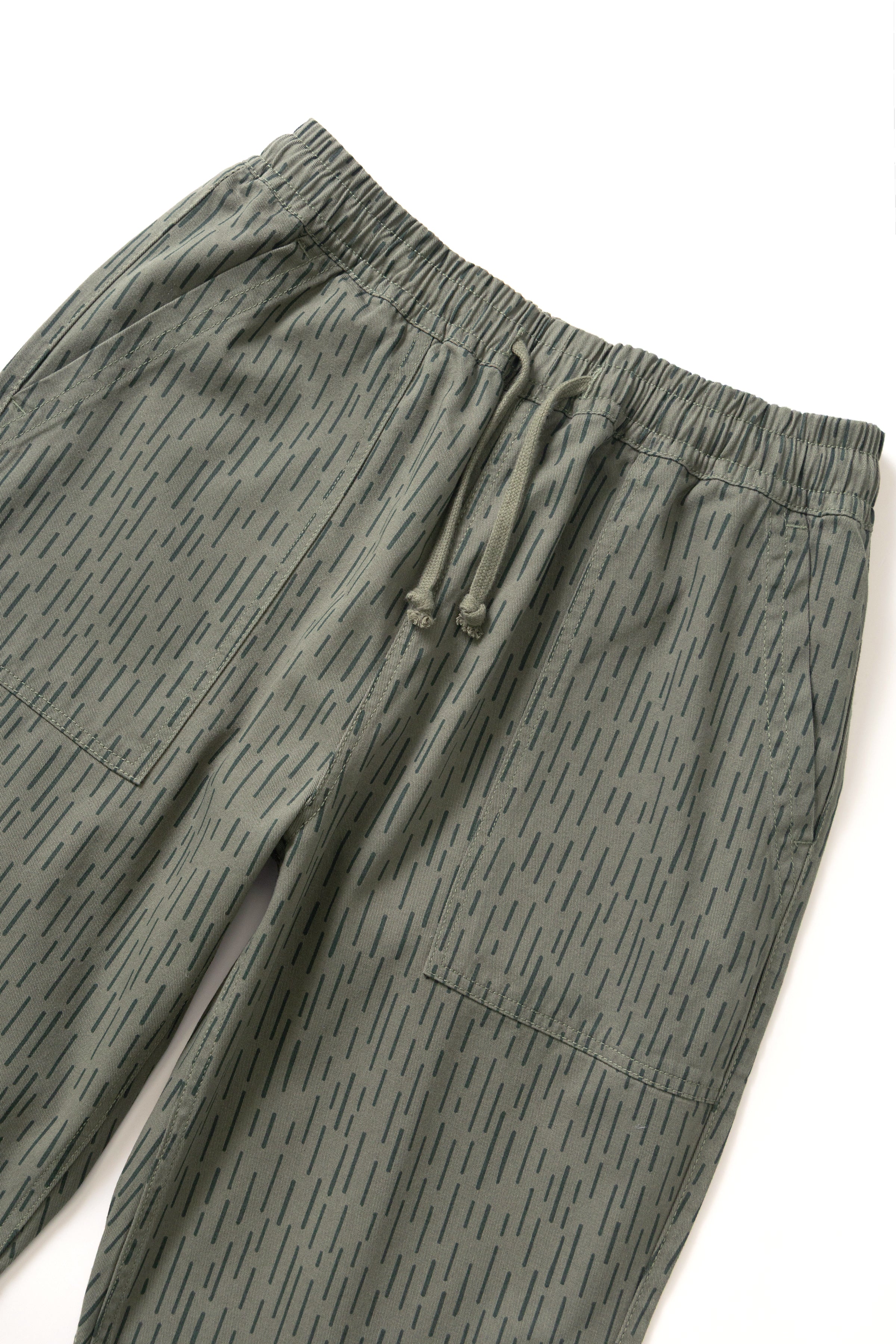 Patterned Chef Pants - Raindrop Green - Image 5