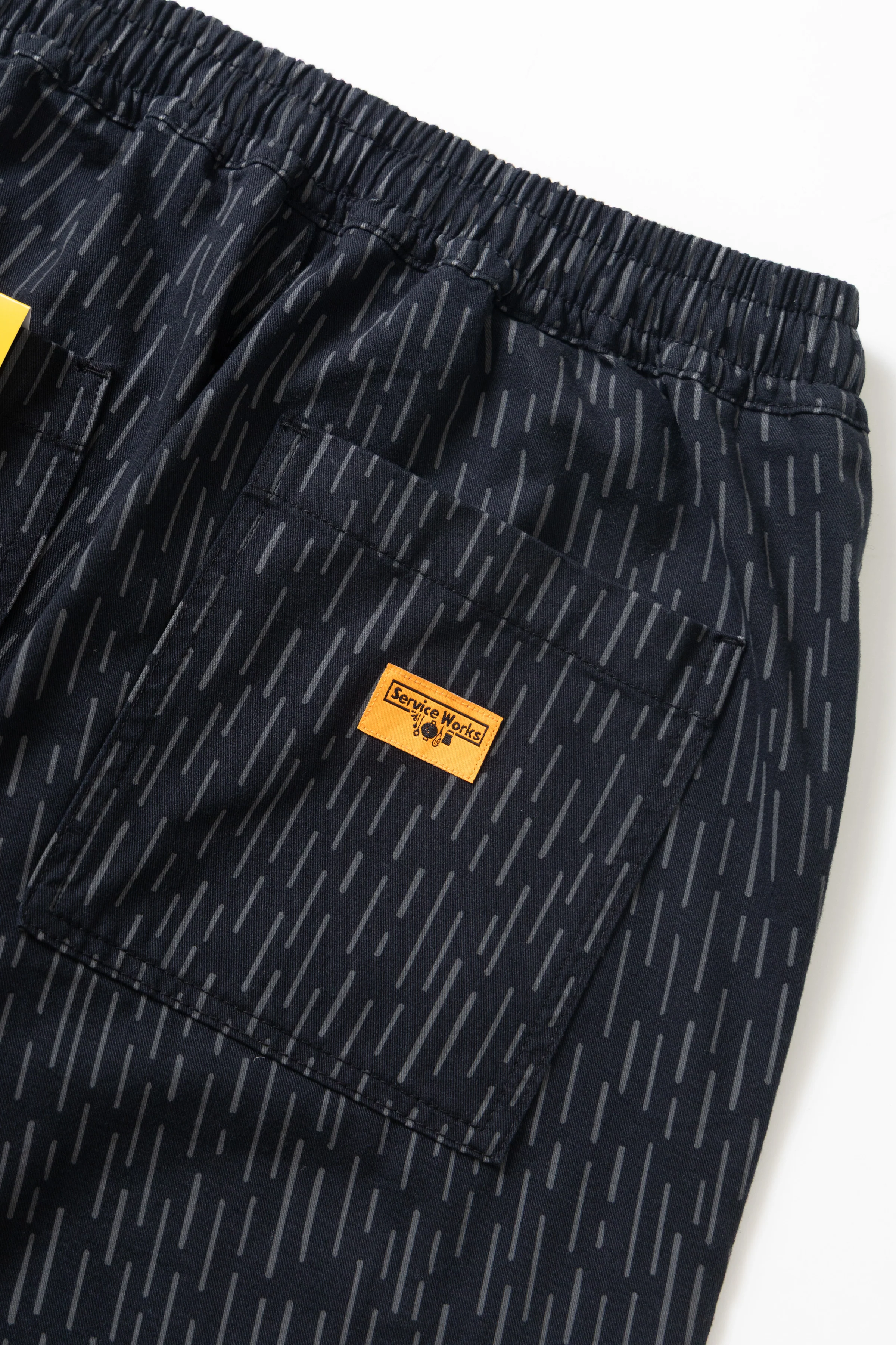 Patterned Chef Pants - Raindrop Mono - Image 9