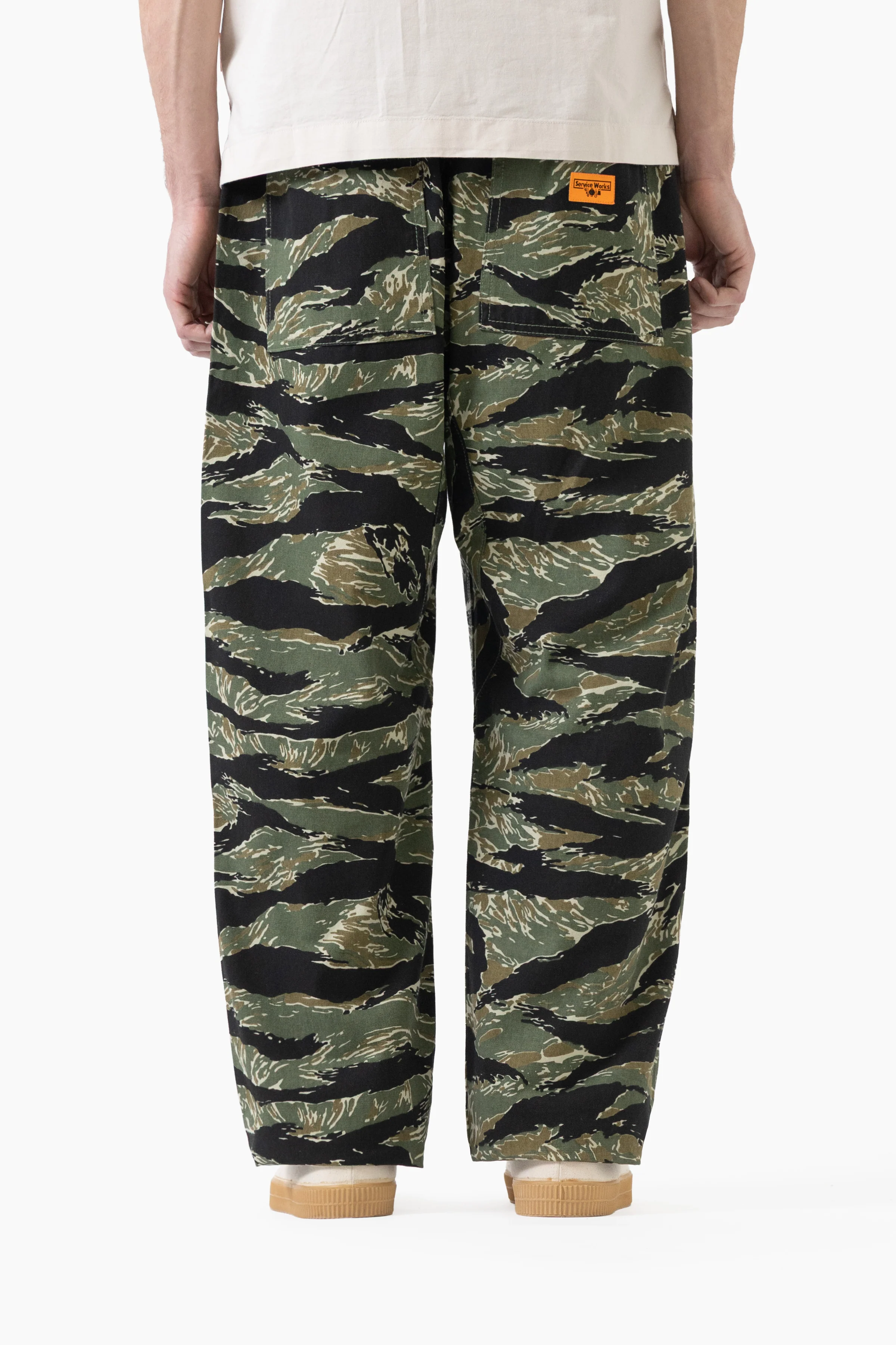 Patterned Chef Pants - Tiger Stripe - Image 4