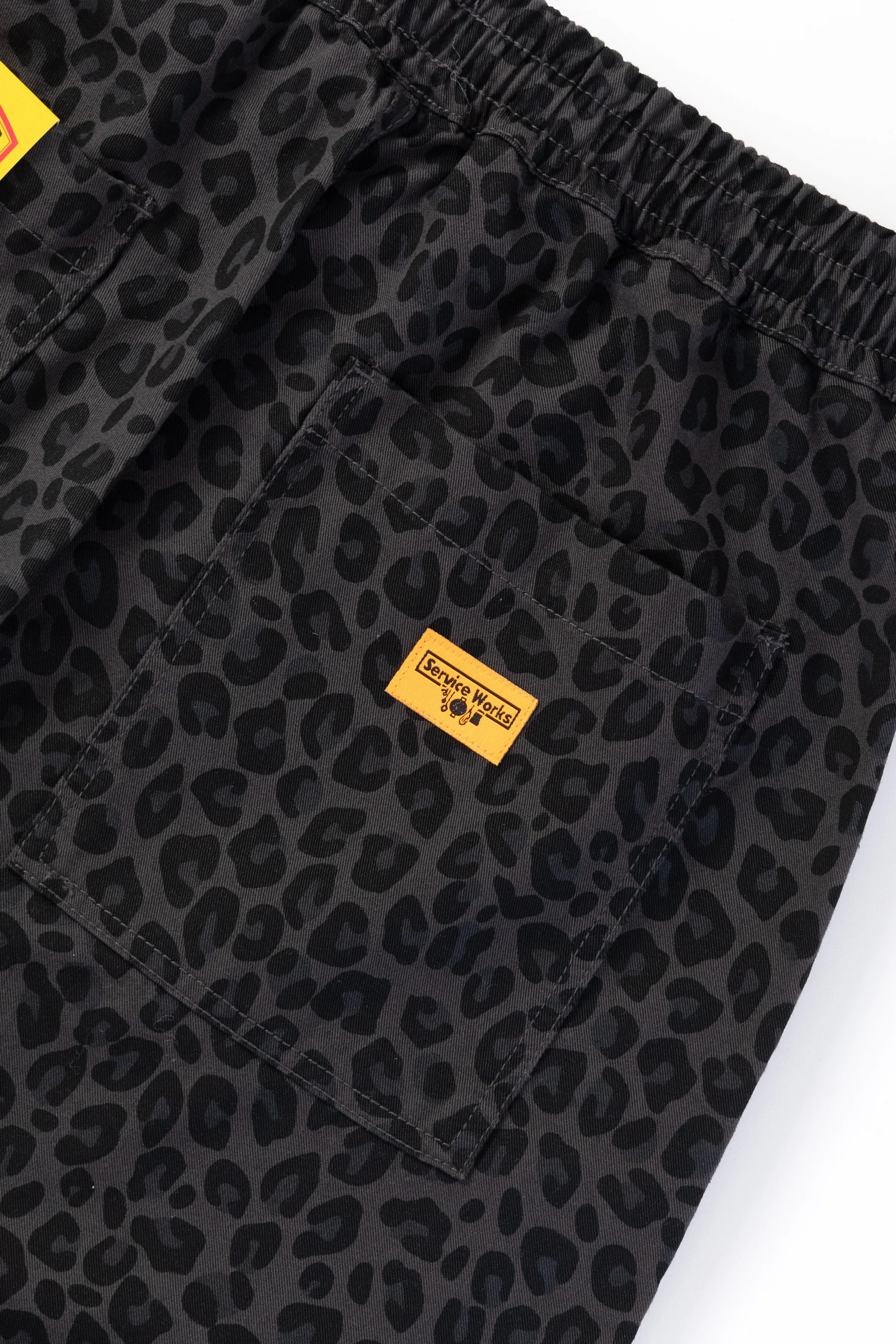 Patterned Chef Shorts - Black Leopard - Image 7