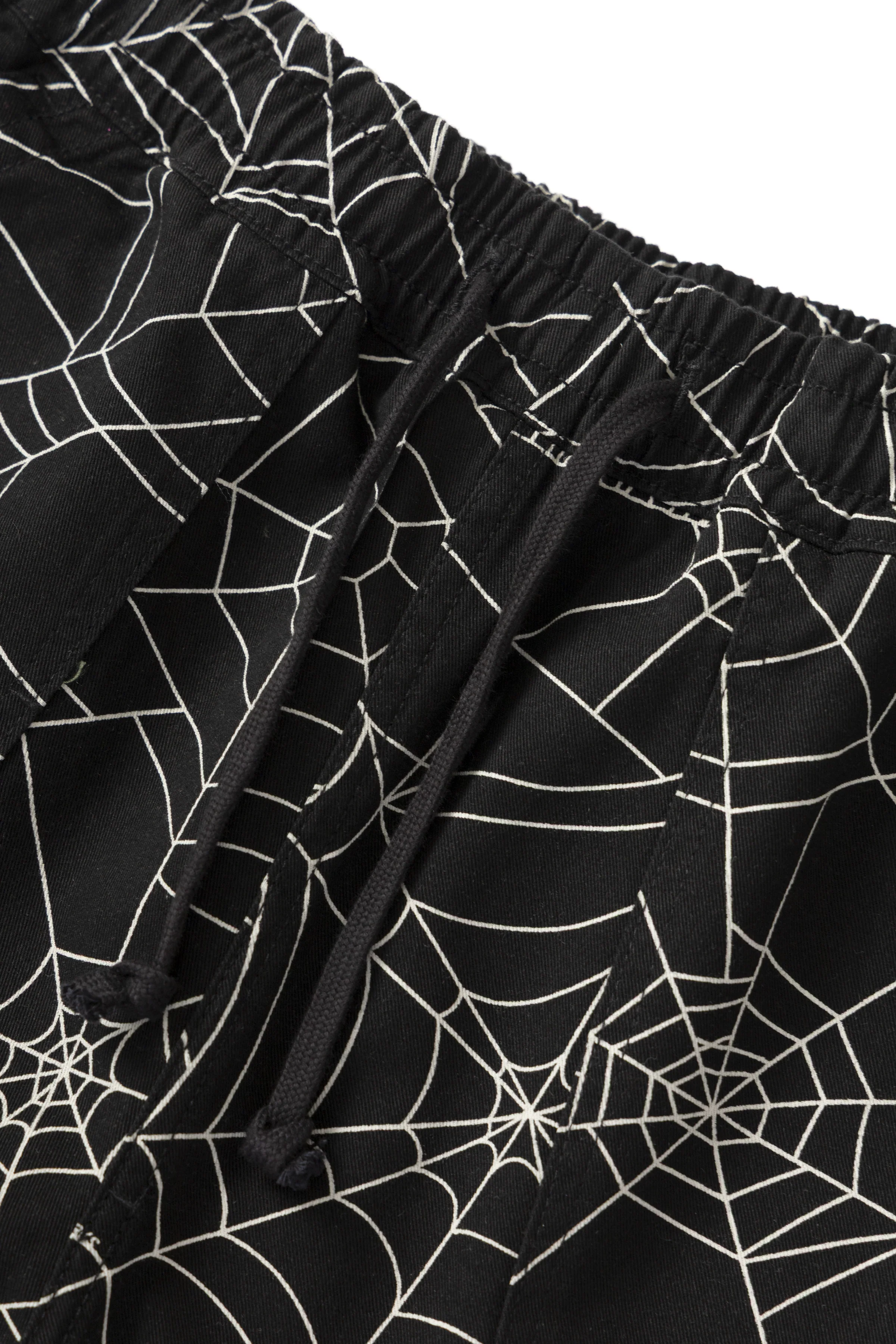 Patterned Chef Shorts - Black Web - Image 3