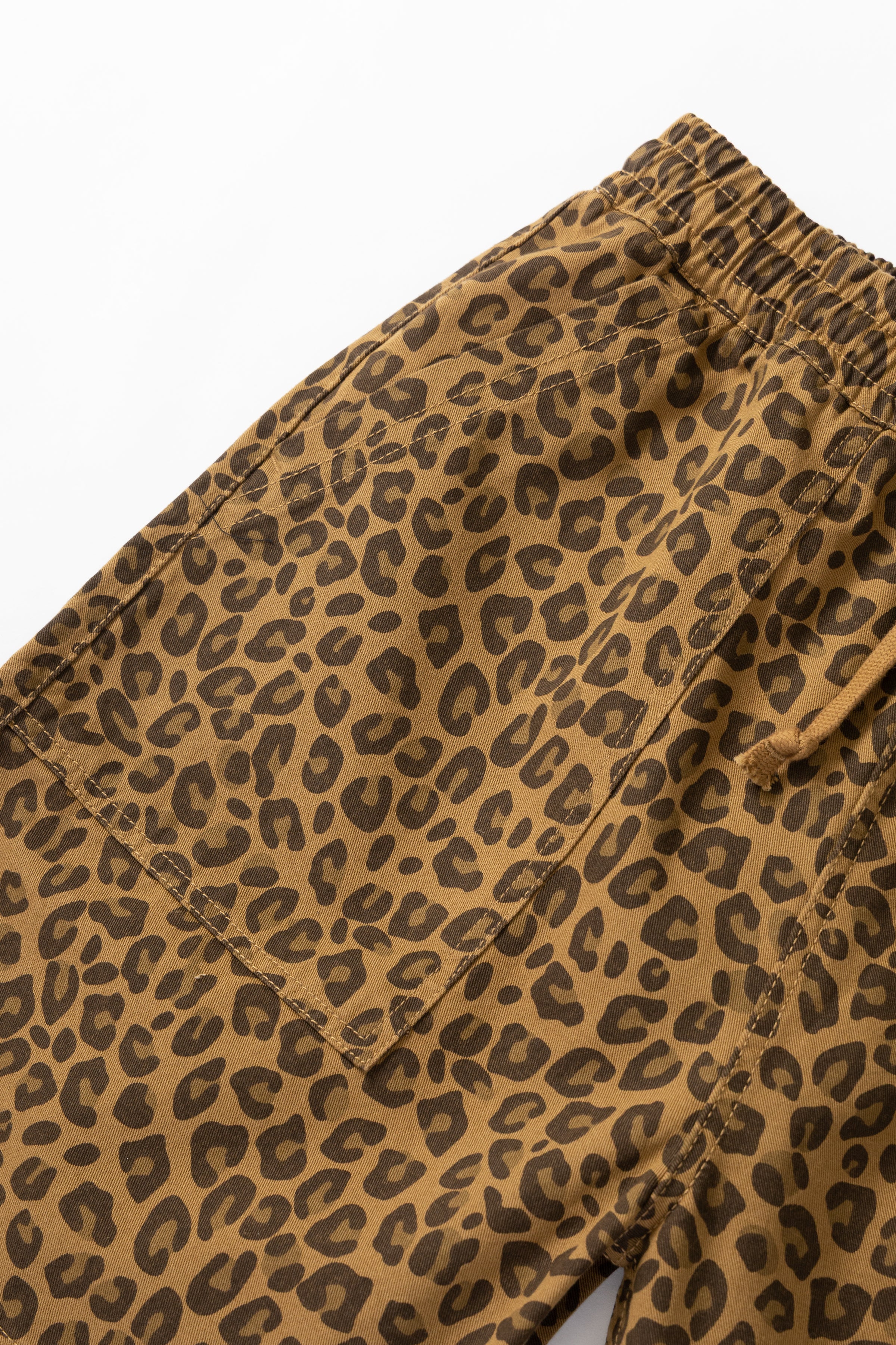 Patterned Chef Shorts - Brown Leopard - Image 4