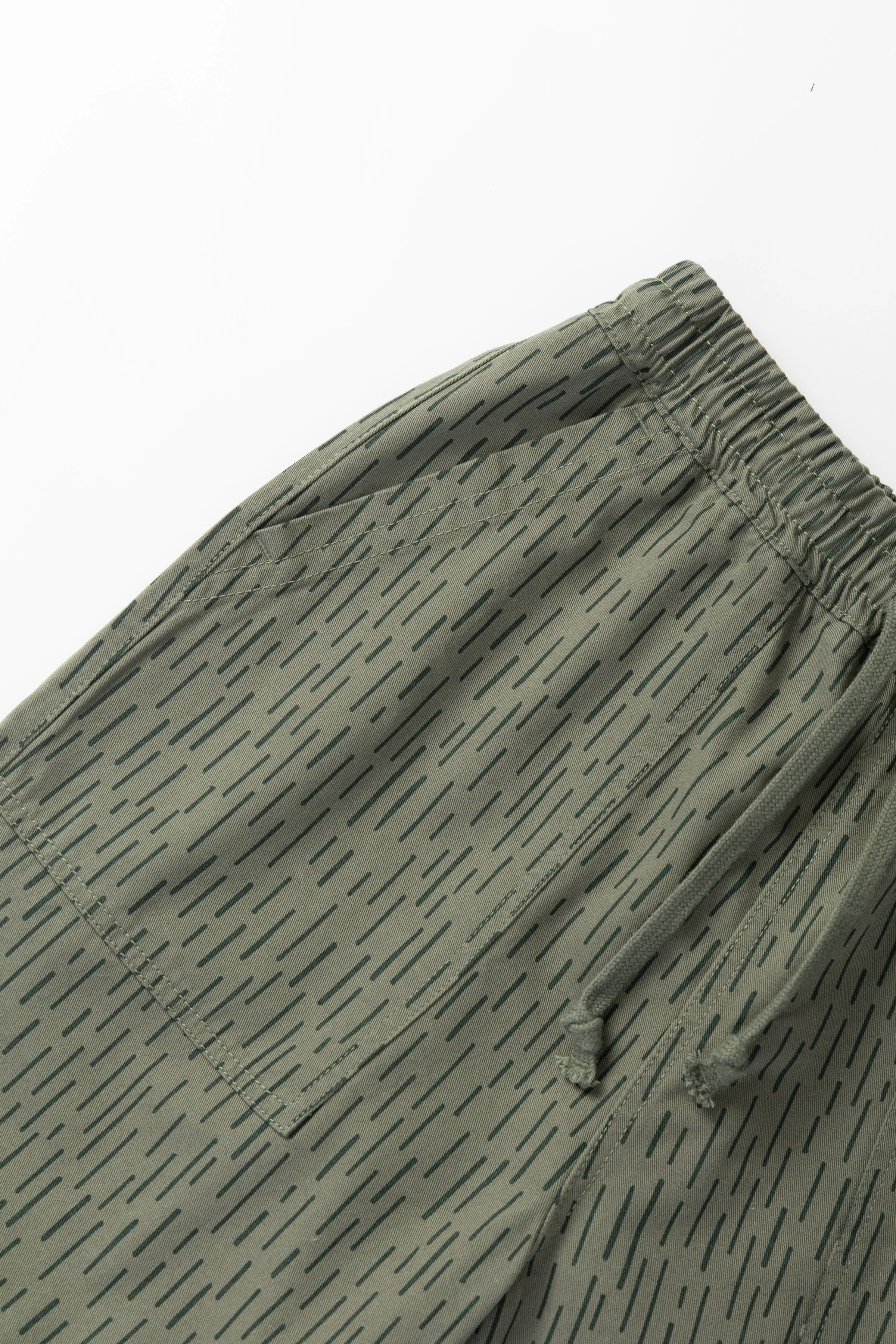 Patterned Chef Shorts - Raindrop Green - Image 3