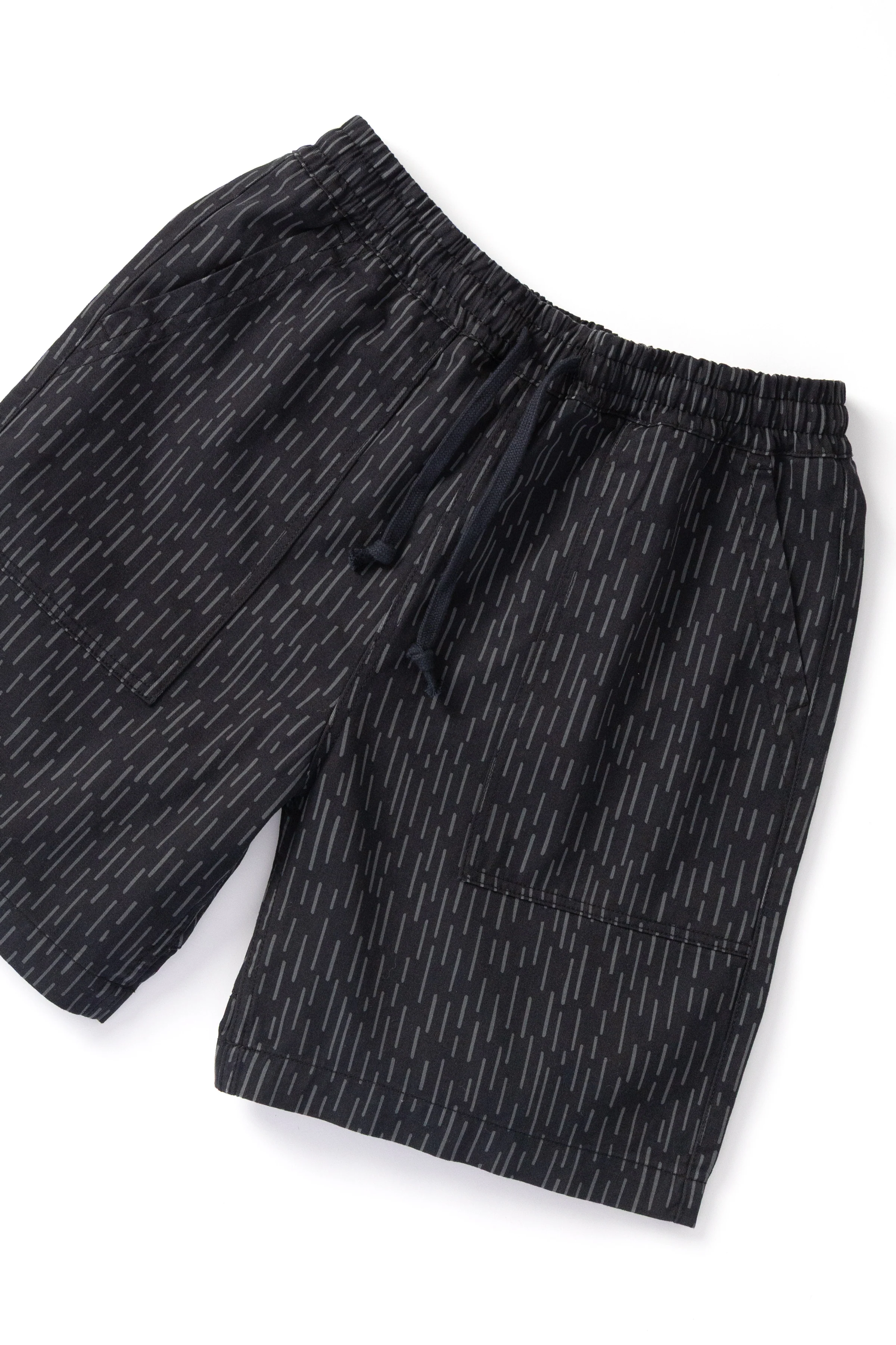 Patterned Chef Shorts - Raindrop Mono - Image 2