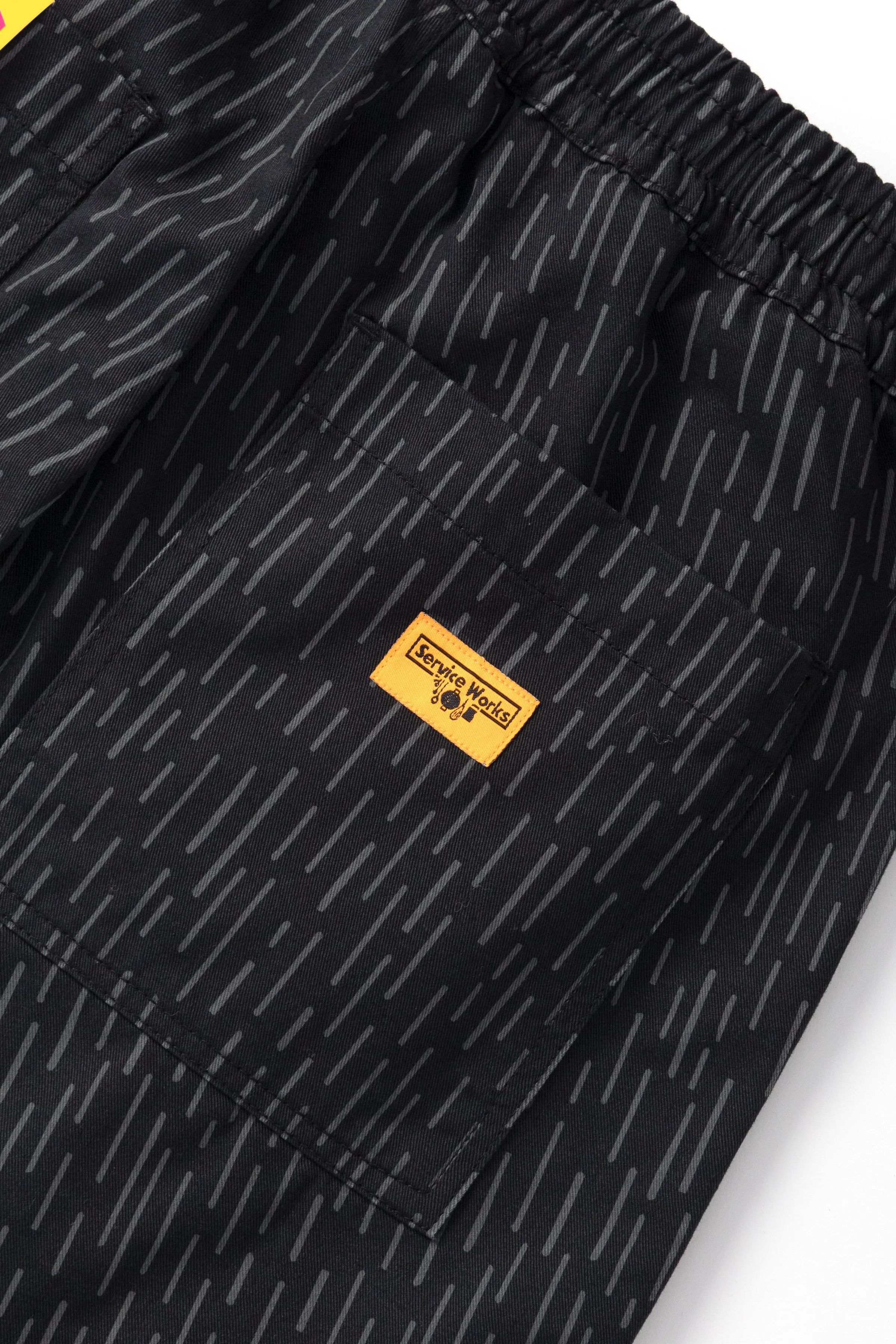 Patterned Chef Shorts - Raindrop Mono - Image 7