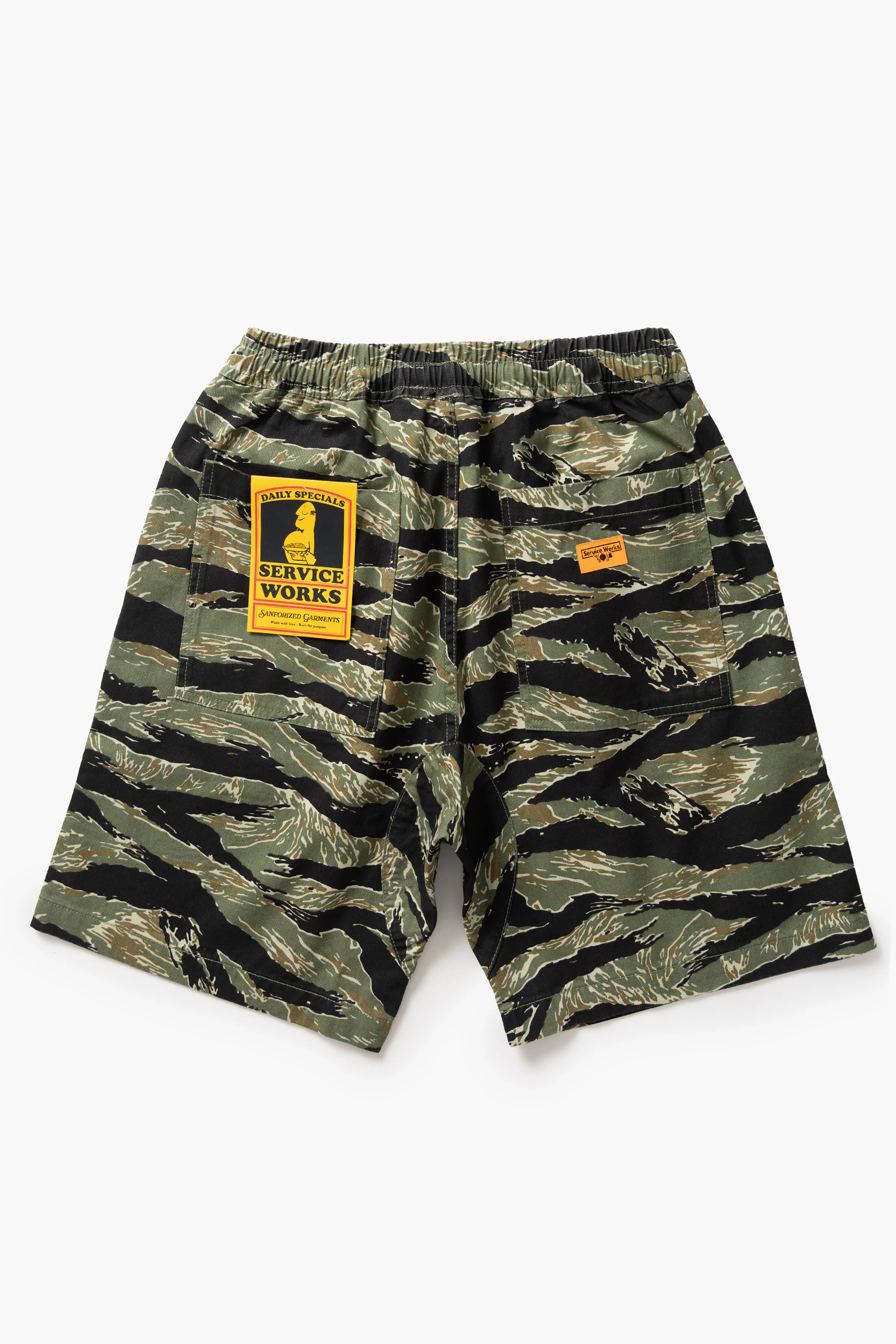 Patterned Chef Shorts - Tiger Stripe - Image 2