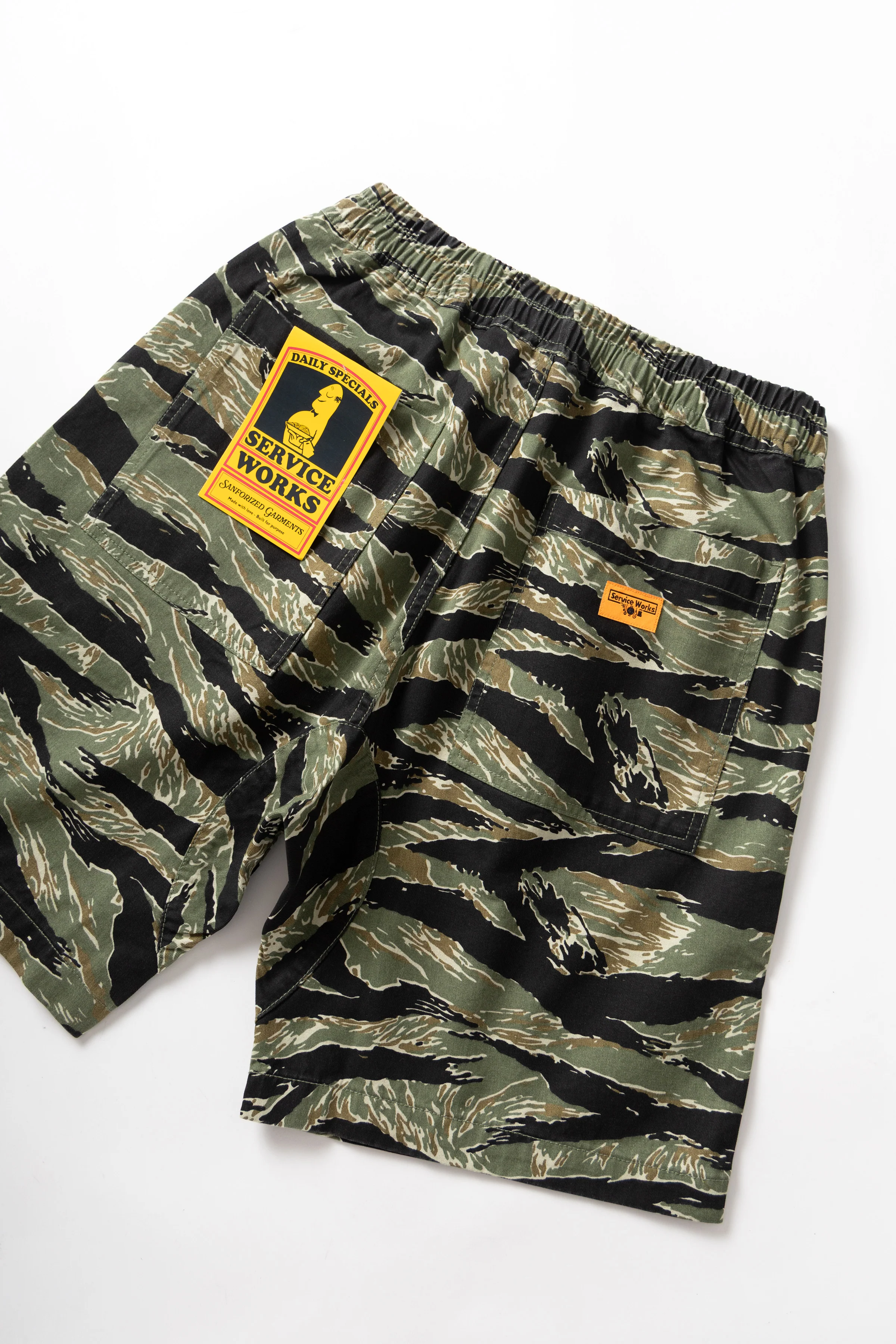 Patterned Chef Shorts - Tiger Stripe - Image 6