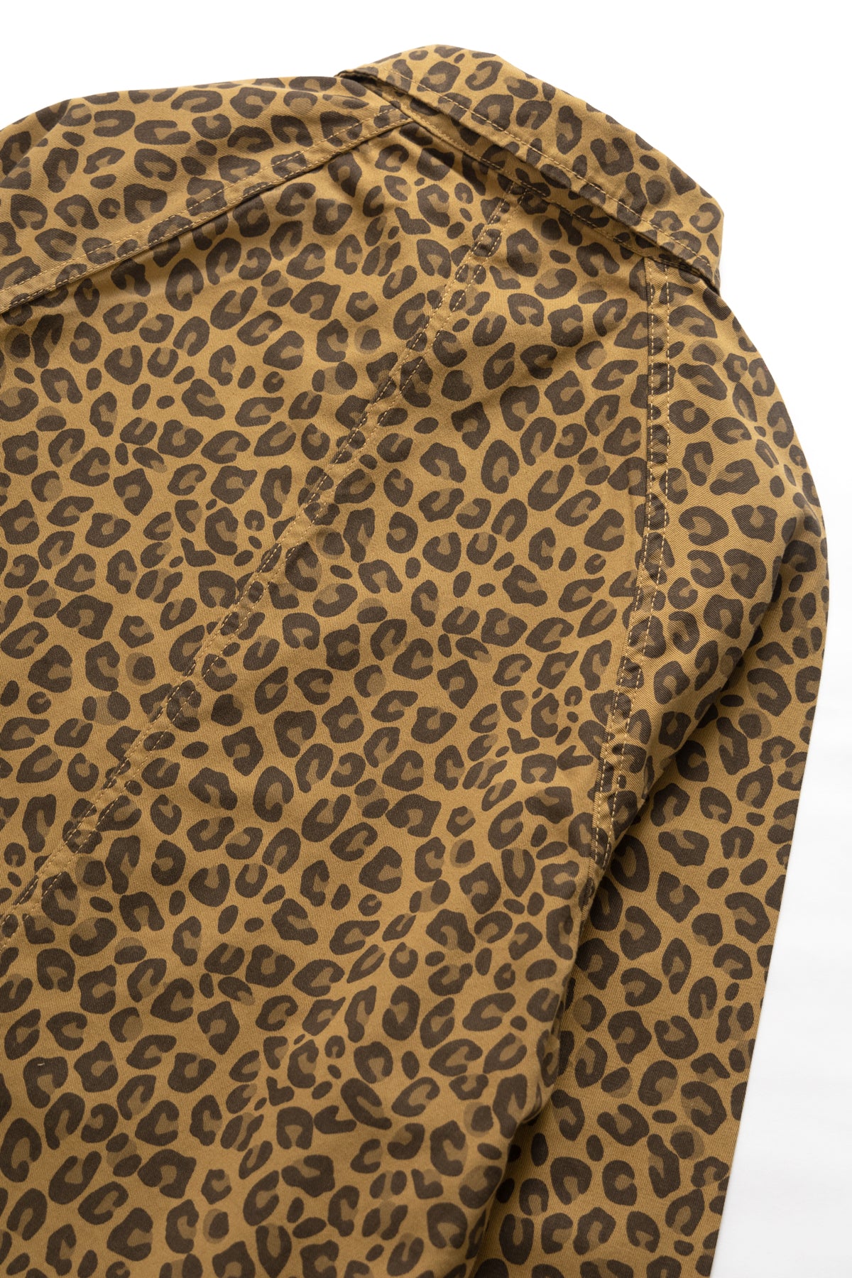 Patterned Front Of House Jacket - Brown Leopard - Image 7
