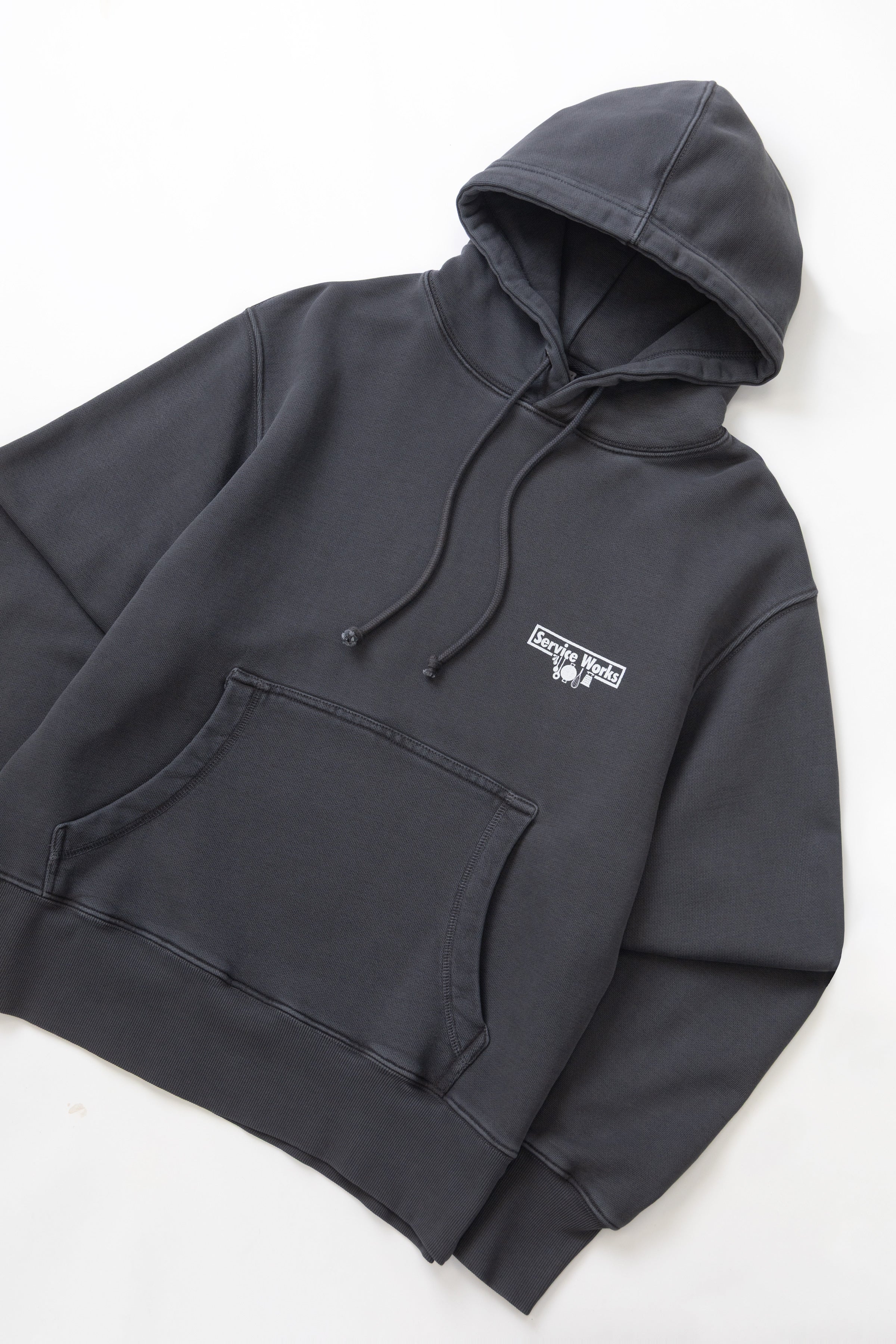 Loopback Hoodie - Black - Image 3