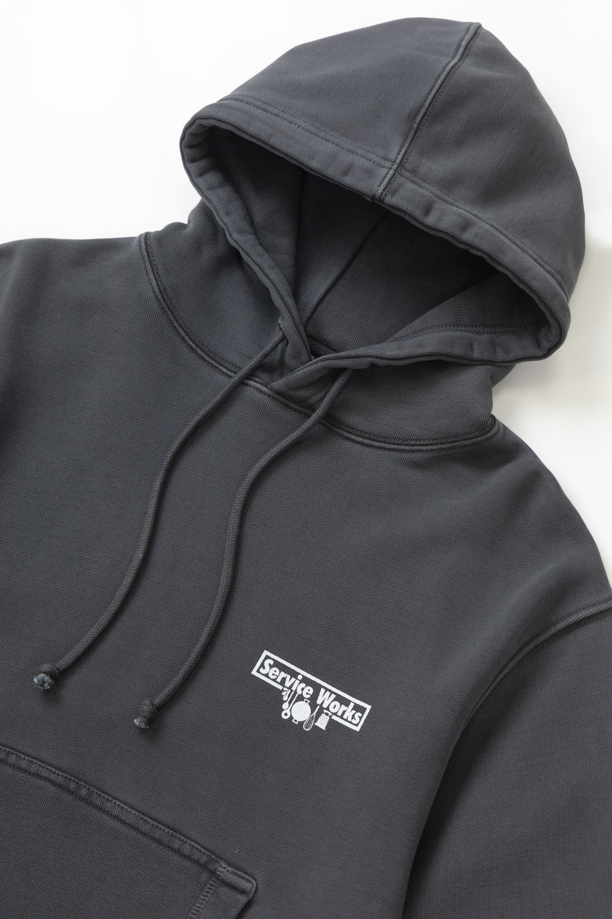 Loopback Hoodie - Black - Image 4