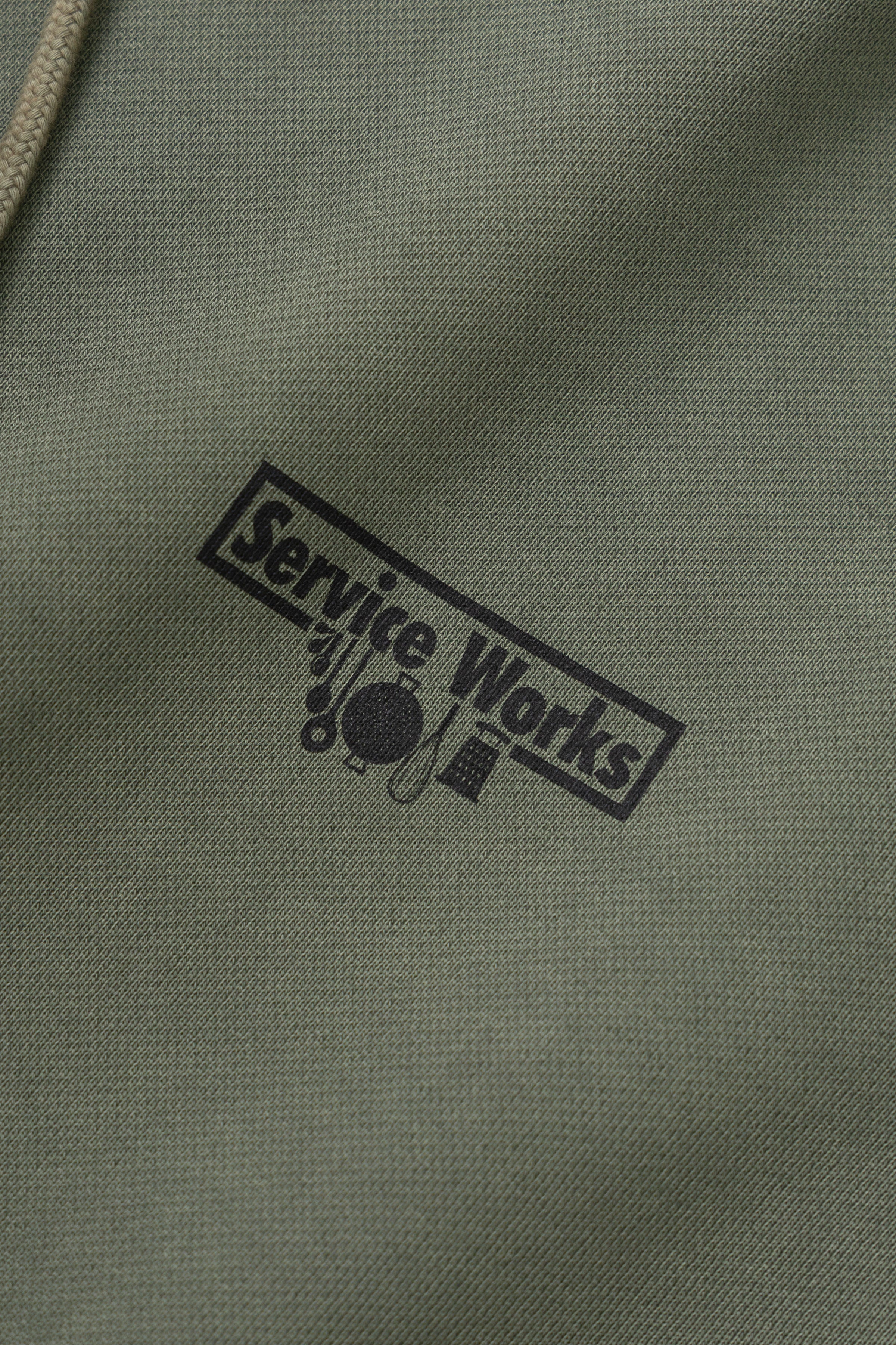 Loopback Hoodie - Olive - Image 2